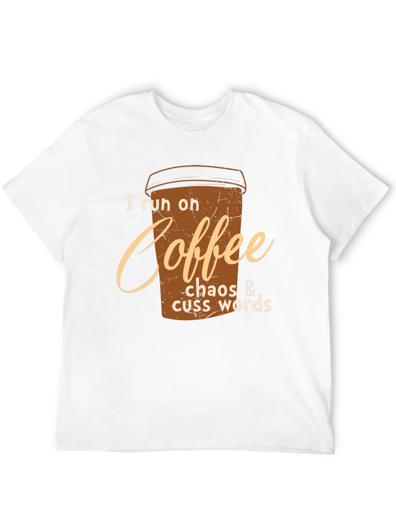 Coffee Chaos Cuss Words Graphic Tee