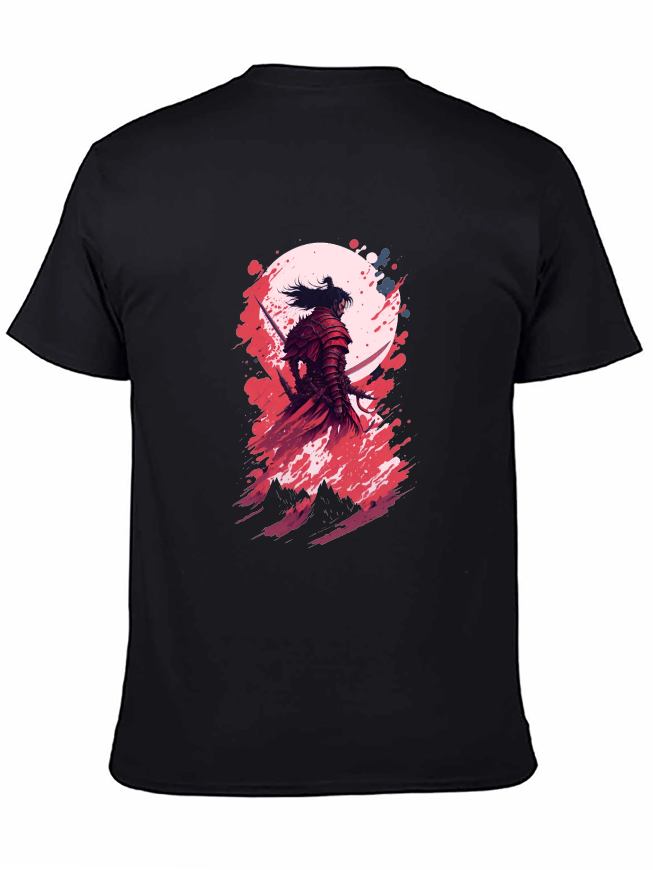 Samurai Graphic T-Shirt - Mens Stylish Tee