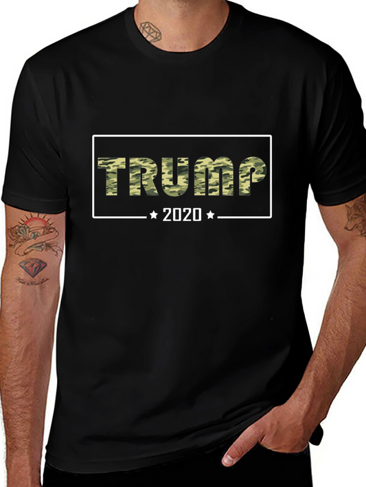 Trump 2020 Camo Graphic T-Shirt