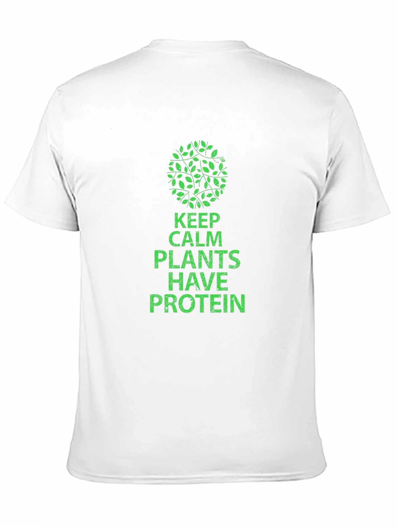 Vegan Protein T-Shirt - Keep Calm Plants Have Protein