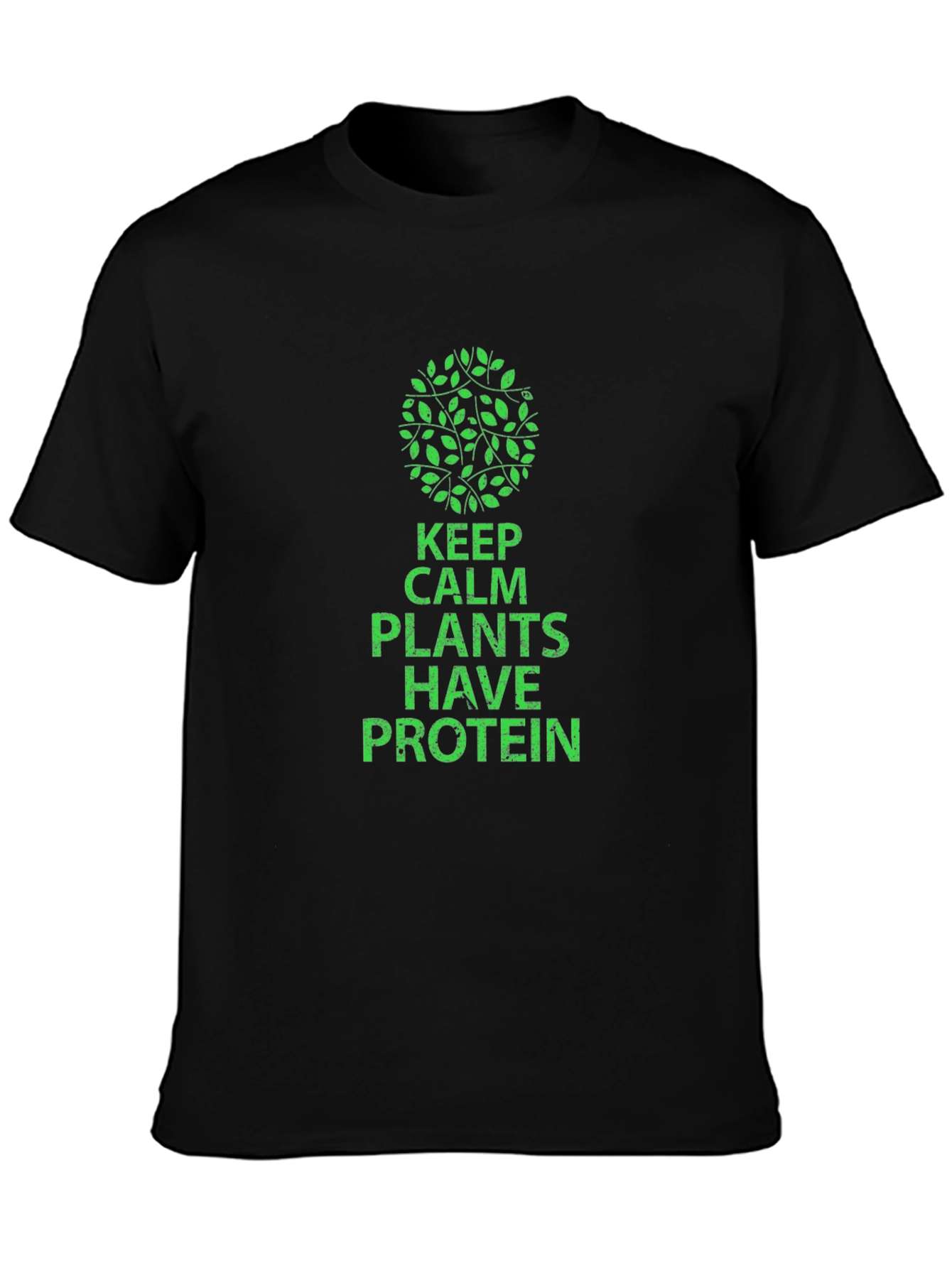 Vegan Protein T-Shirt - Keep Calm Plants Have Protein
