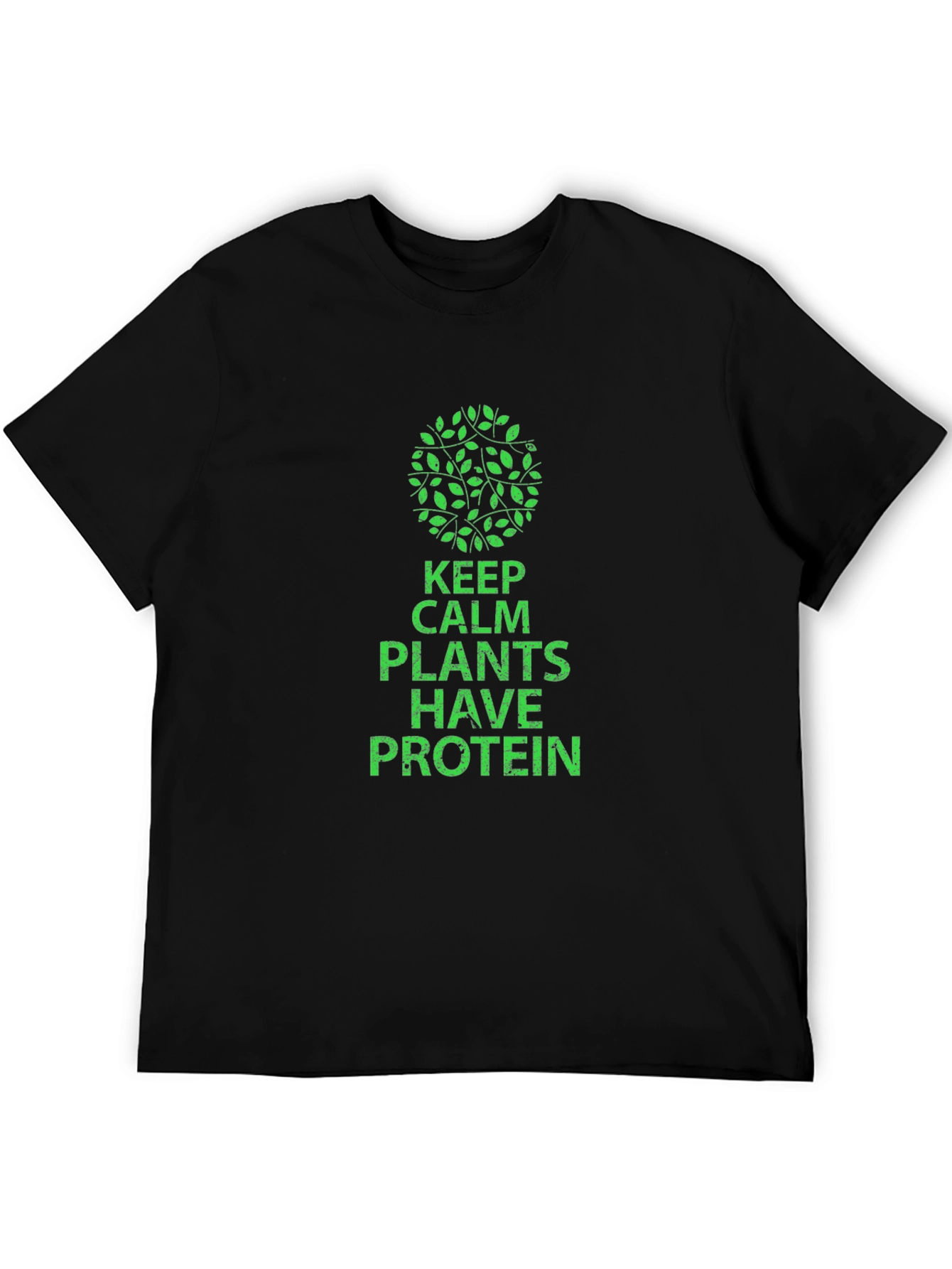 Vegan Protein T-Shirt - Keep Calm Plants Have Protein
