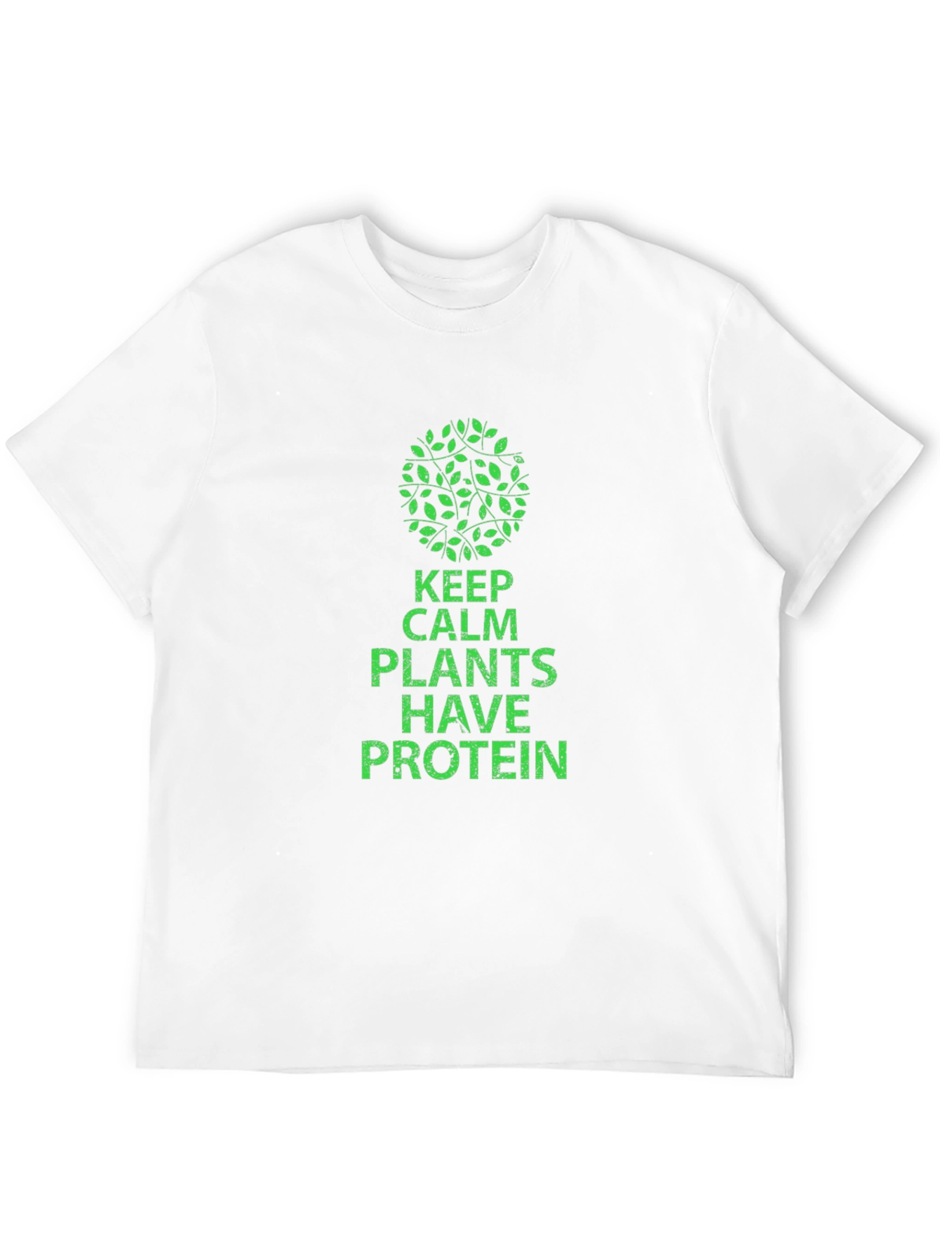Vegan Protein T-Shirt - Keep Calm Plants Have Protein