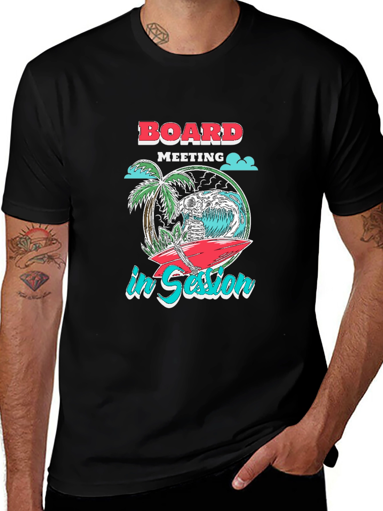 Board Meeting in Session Graphic T-Shirt