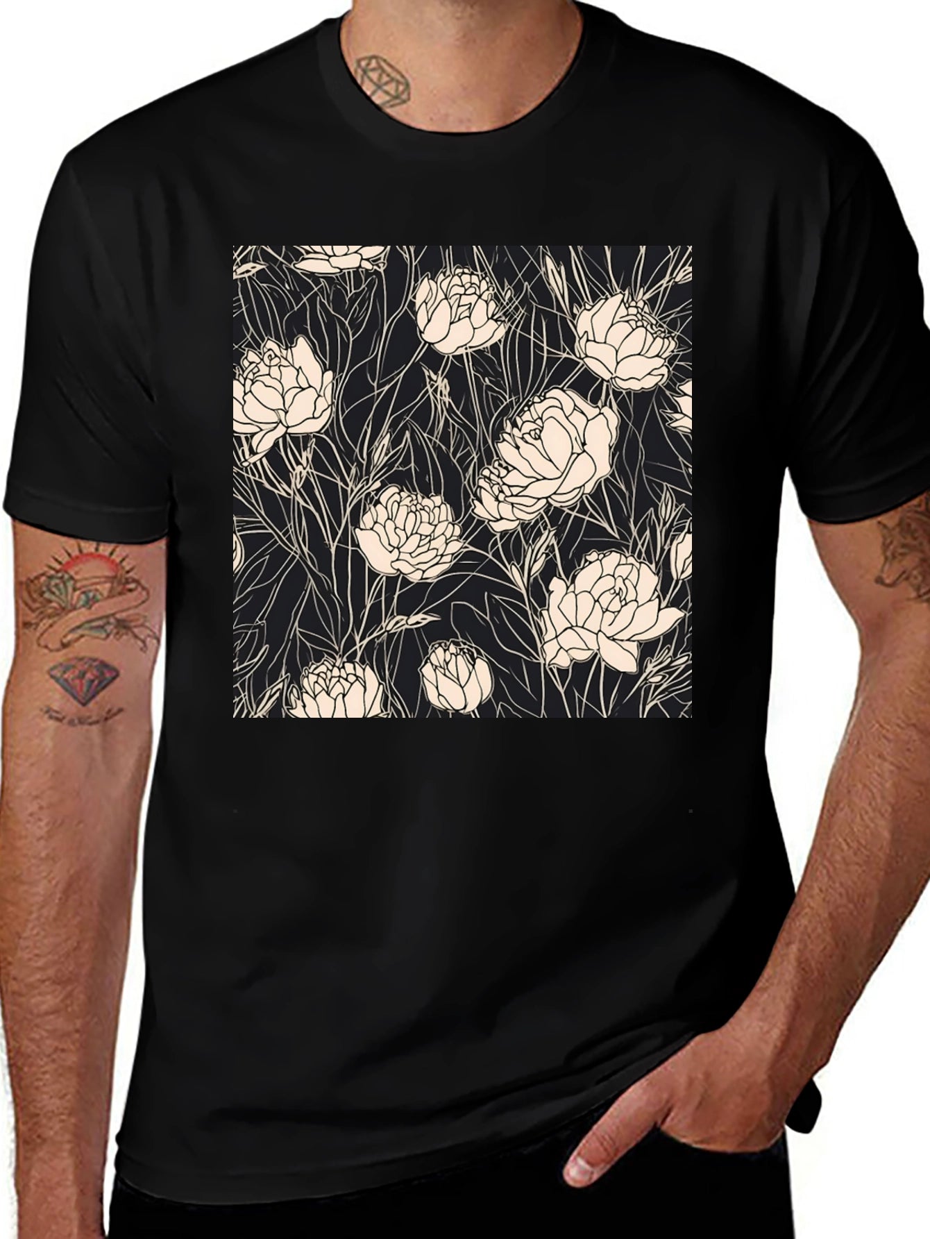 Floral Print Tee