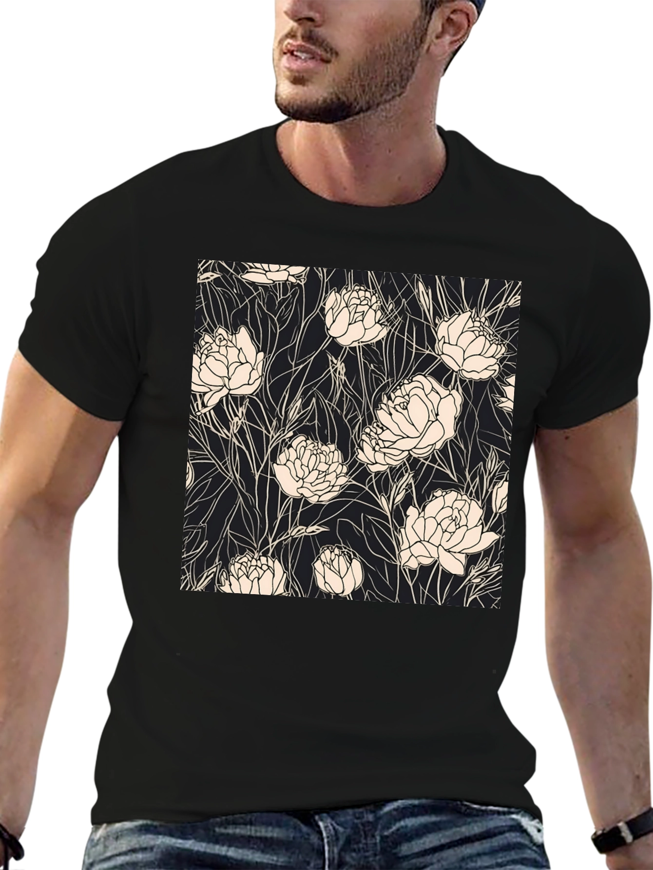 Floral Print Tee