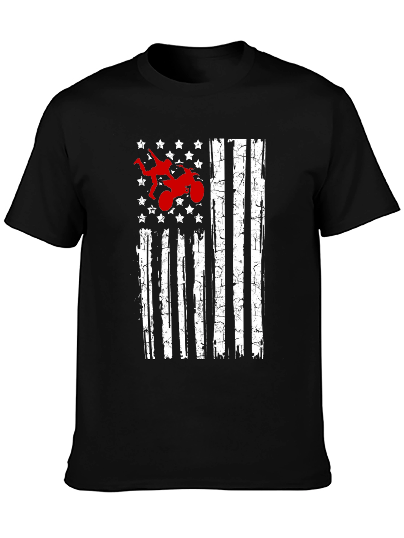 American Flag Motocross T-Shirt