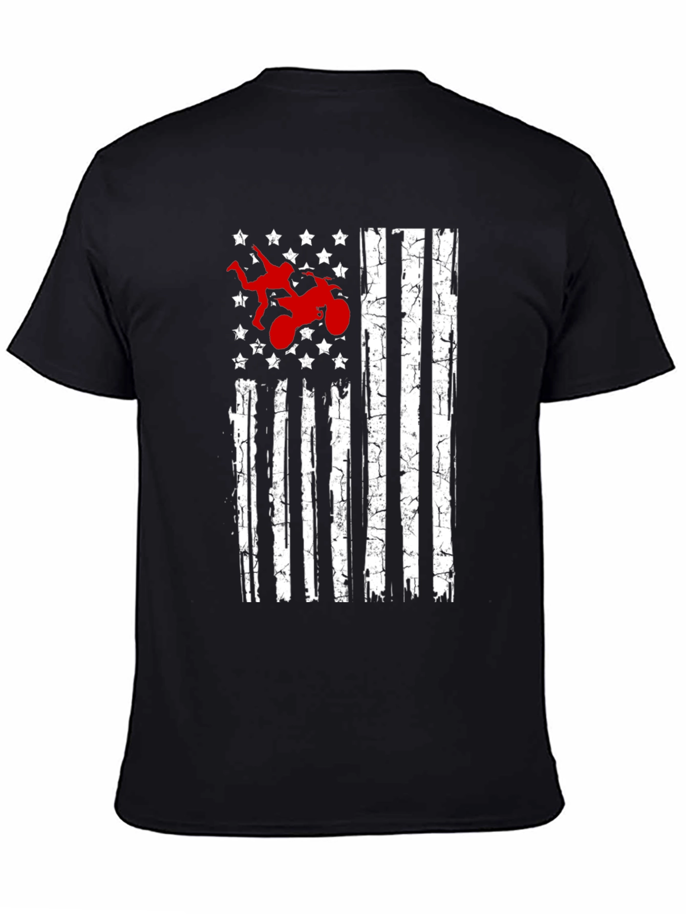 American Flag Motocross T-Shirt