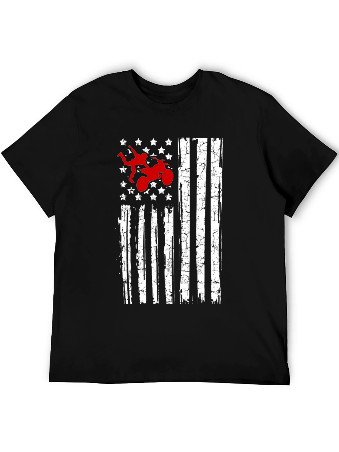 American Flag Motocross T-Shirt