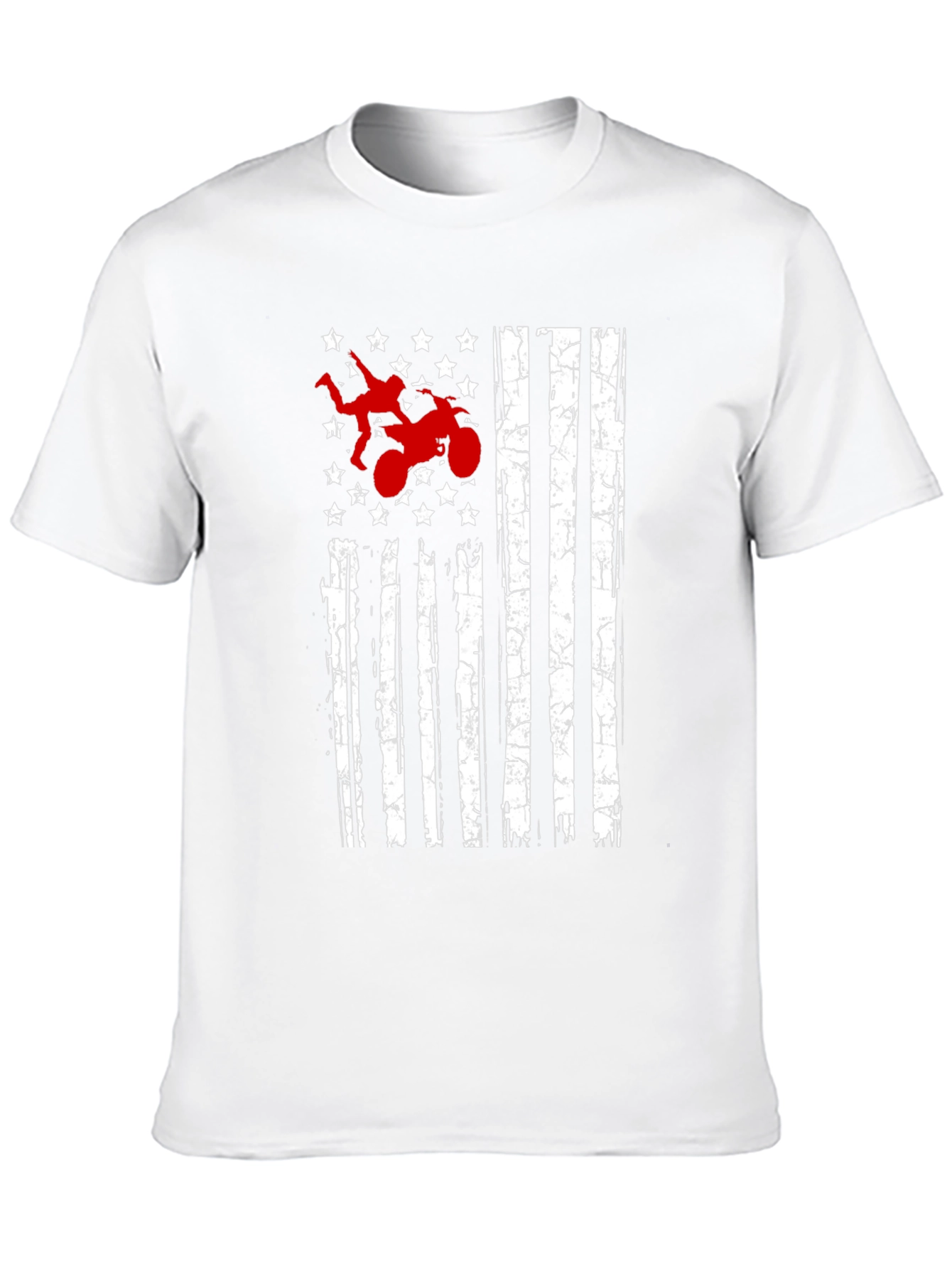 American Flag Motocross T-Shirt