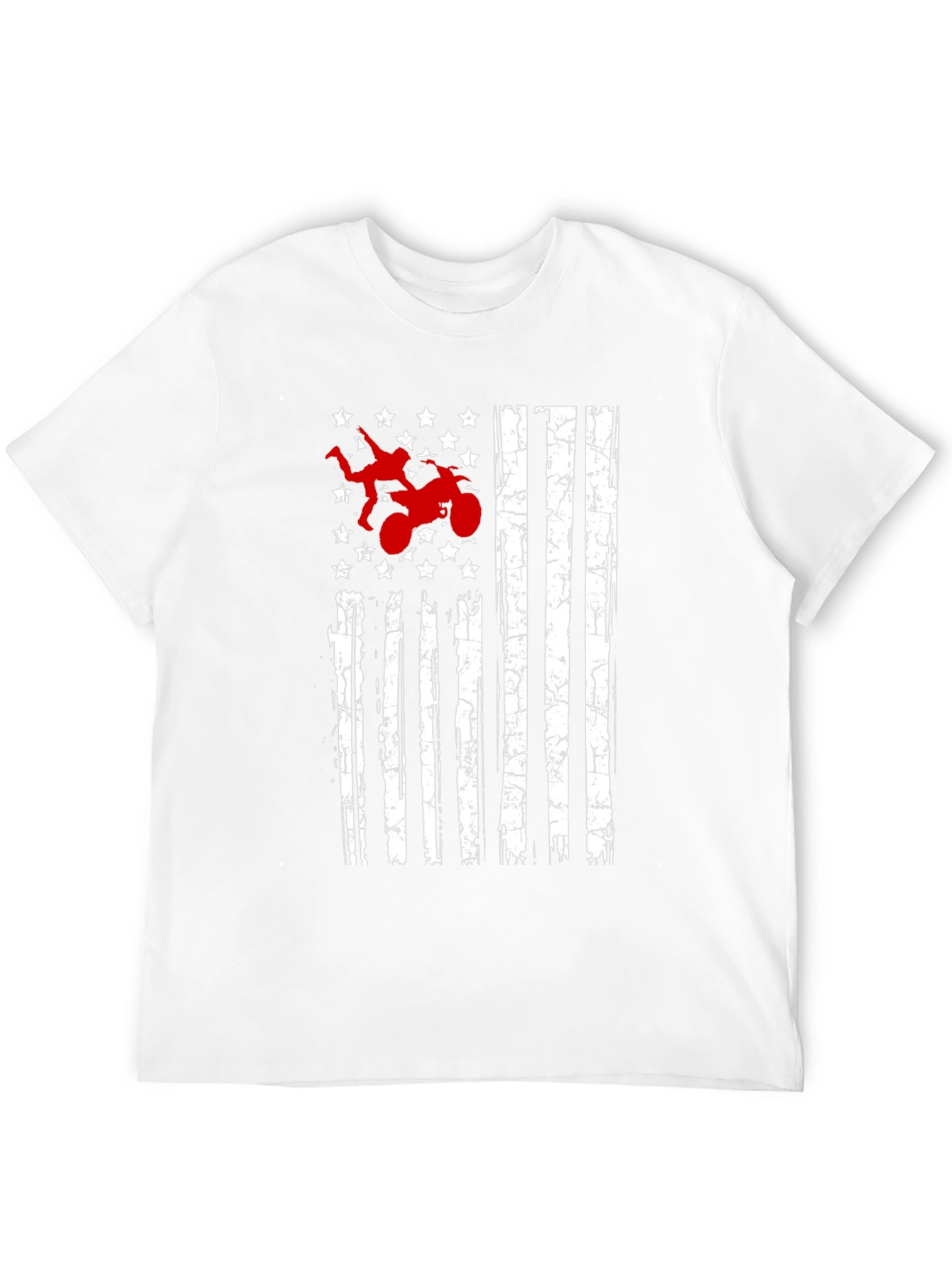 American Flag Motocross T-Shirt
