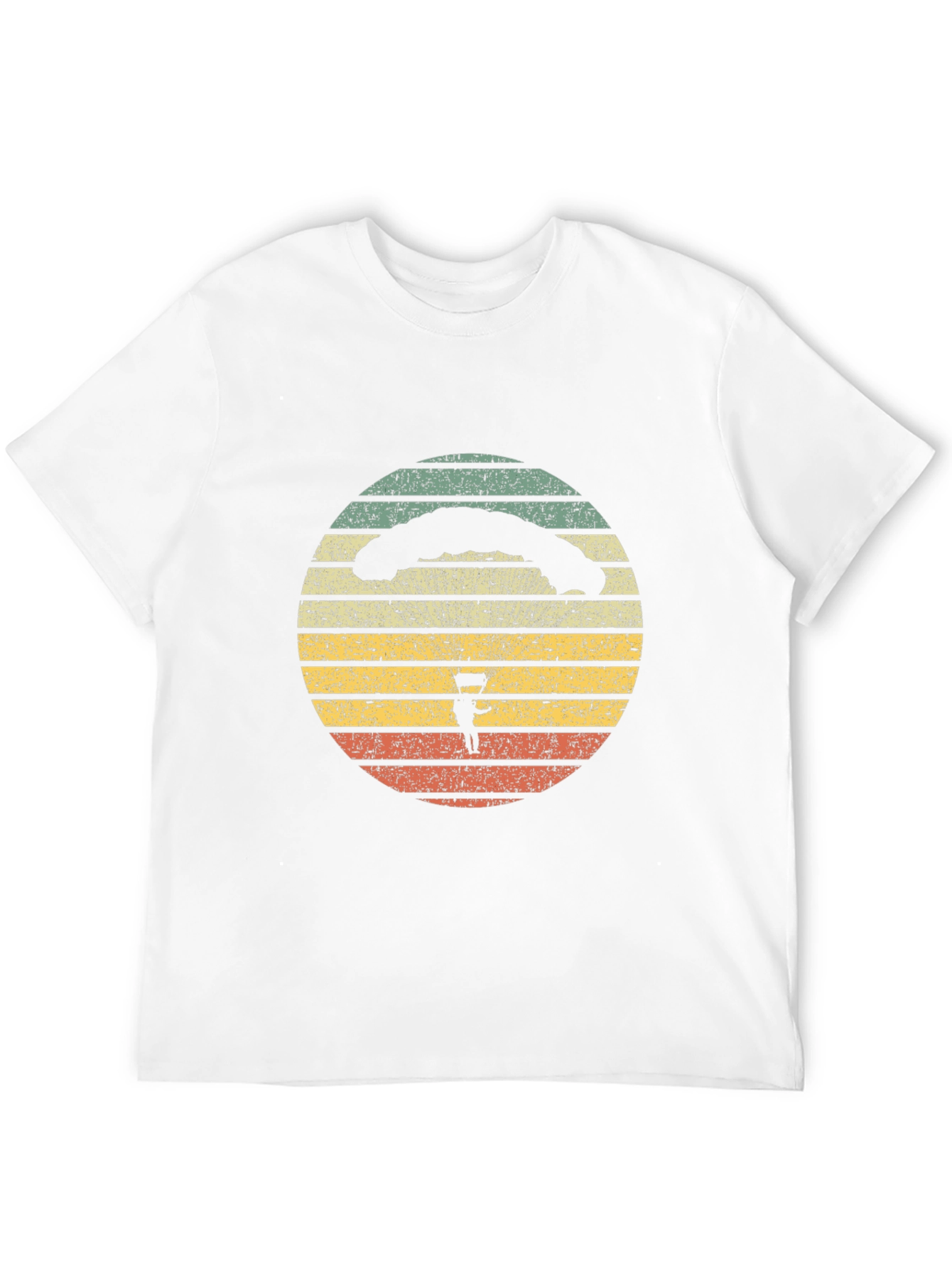 Retro Parachute Design T-Shirt