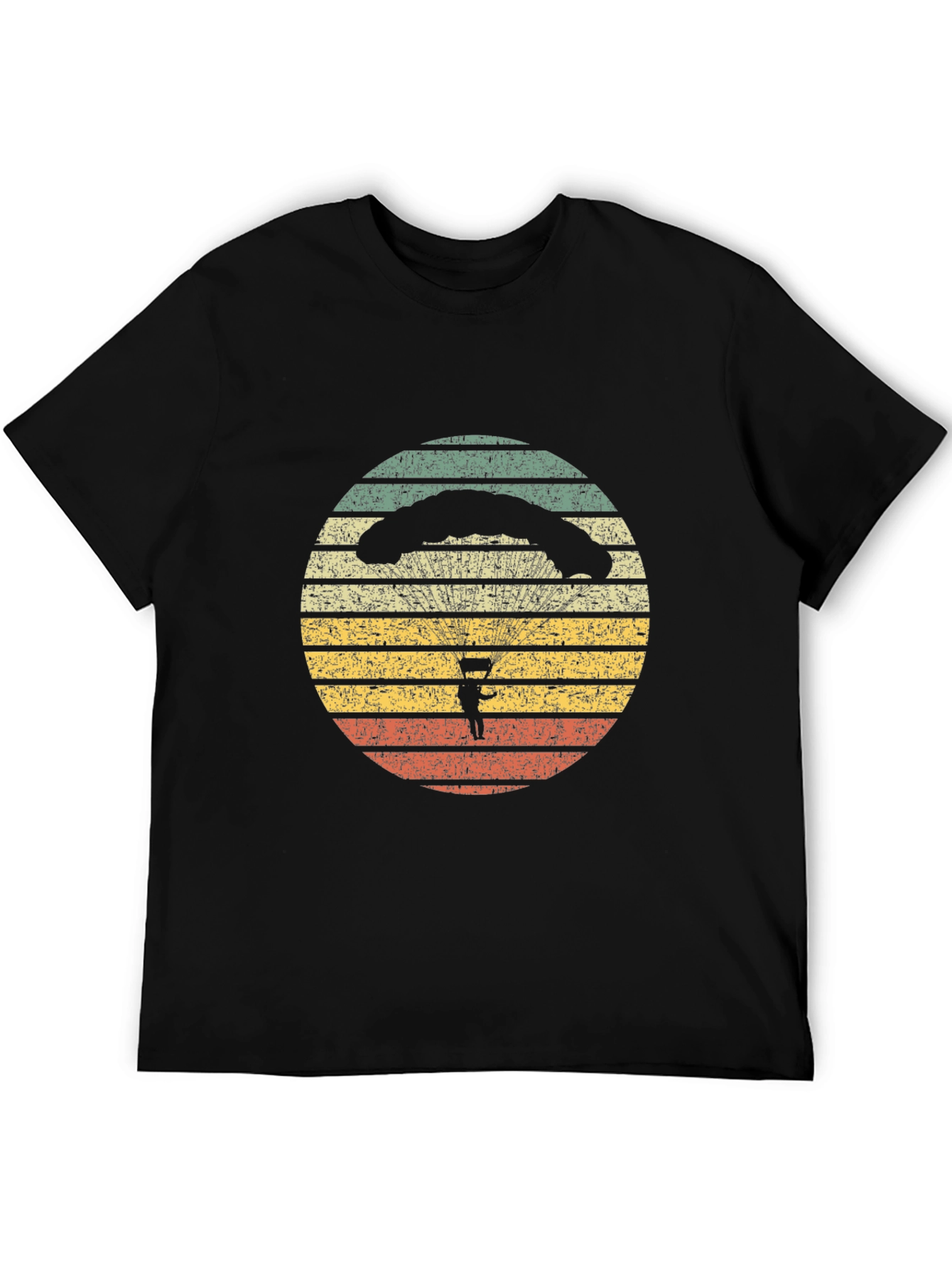 Retro Parachute Design T-Shirt