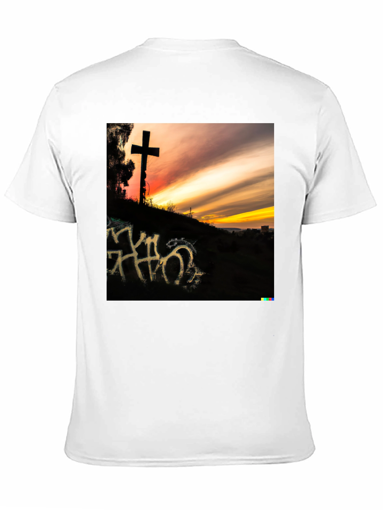 Sunset Cross Graphic T-Shirt