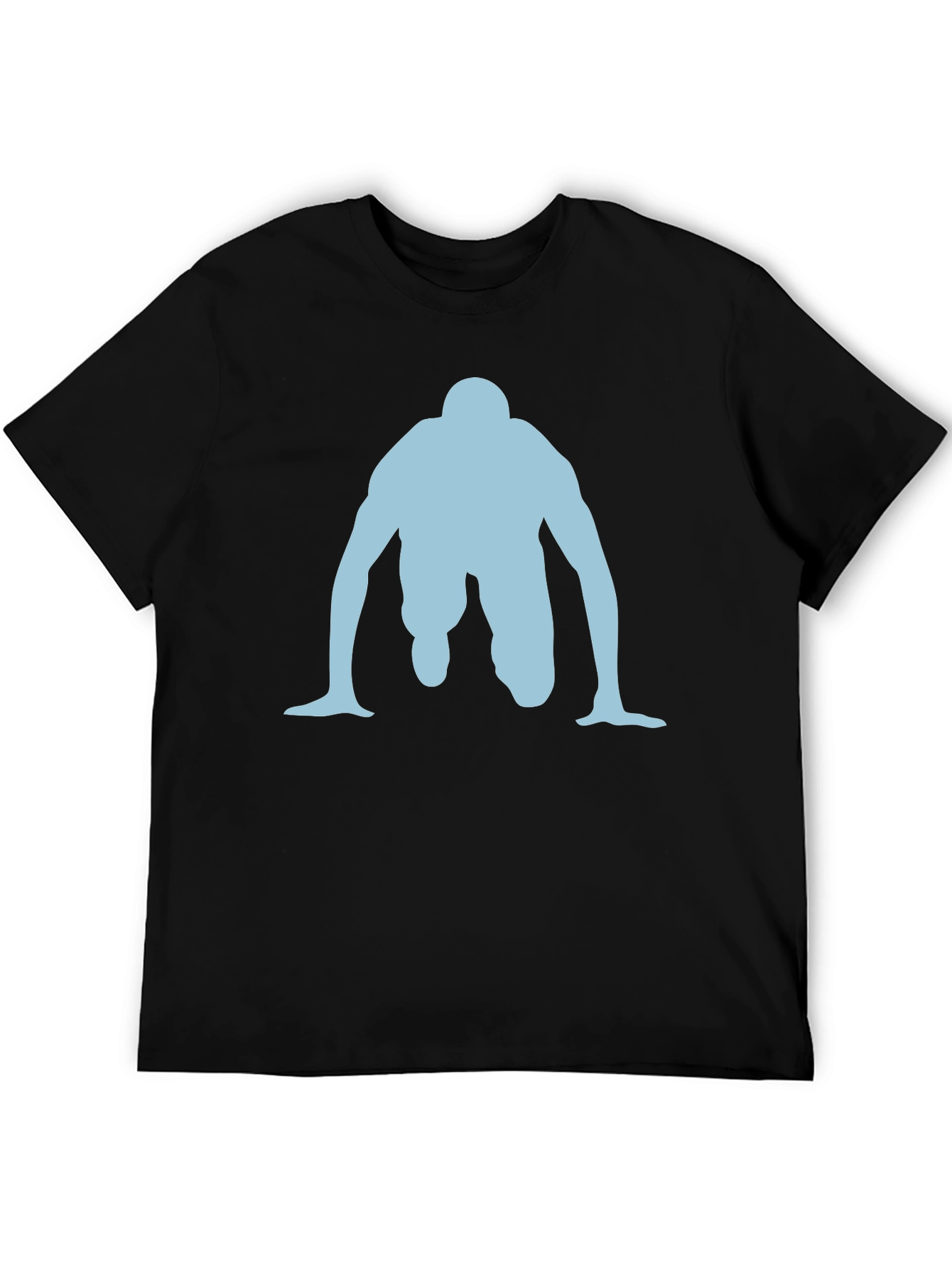 Runner Silhouette Graphic Tee - Black