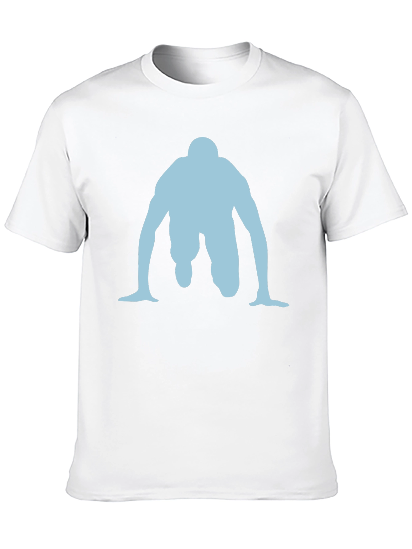 Runner Silhouette Graphic Tee - Black