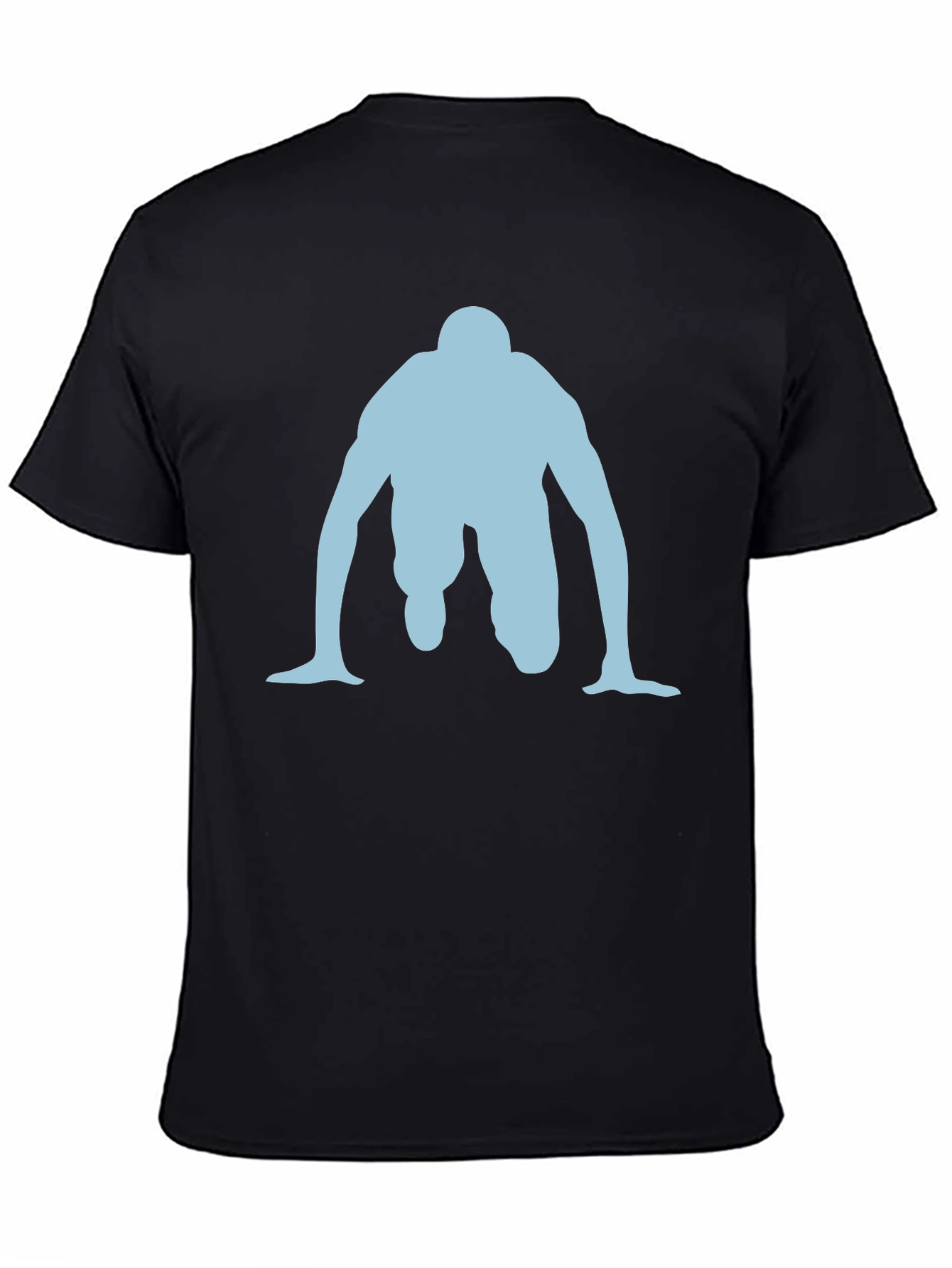 Runner Silhouette Graphic Tee - Black