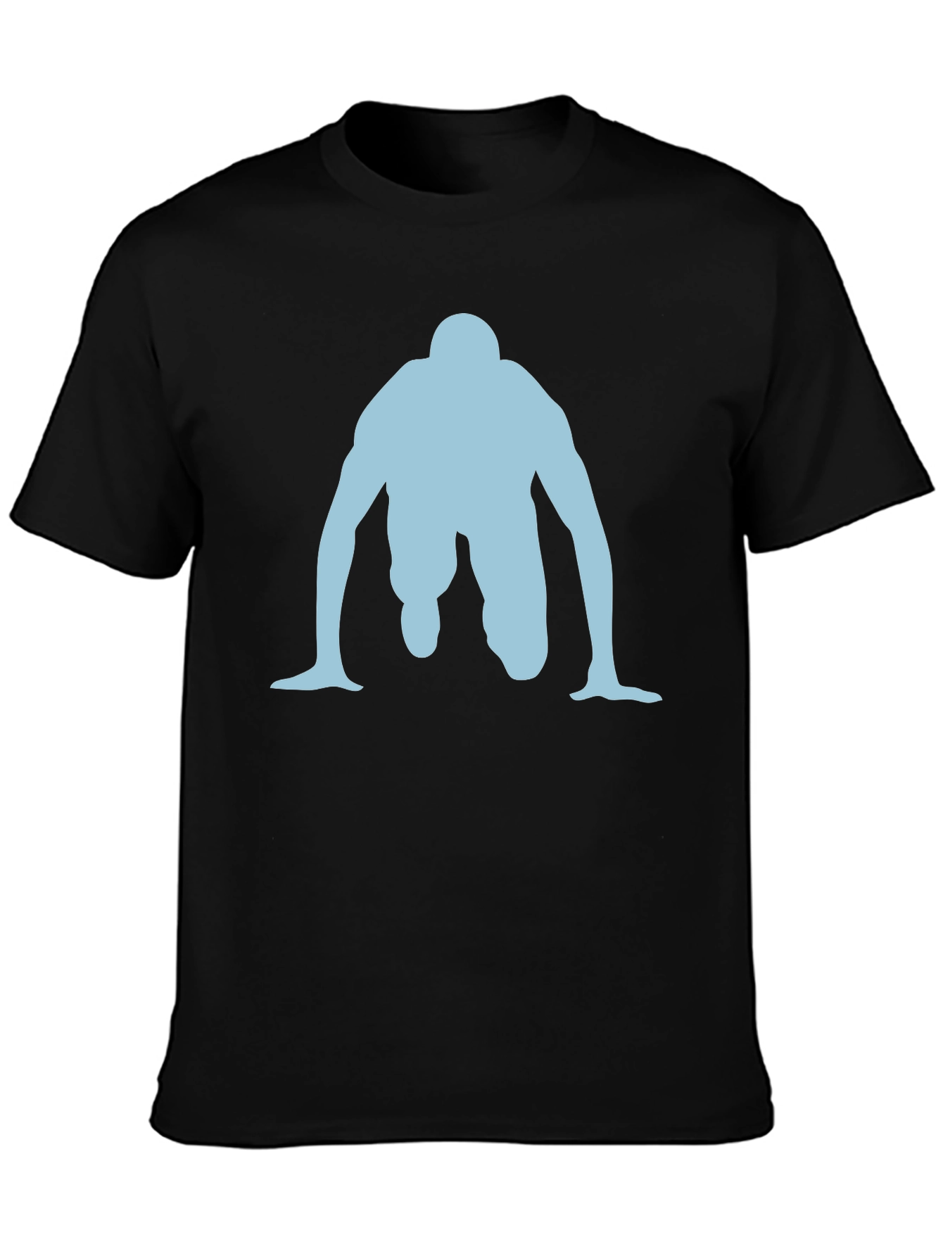 Runner Silhouette Graphic Tee - Black