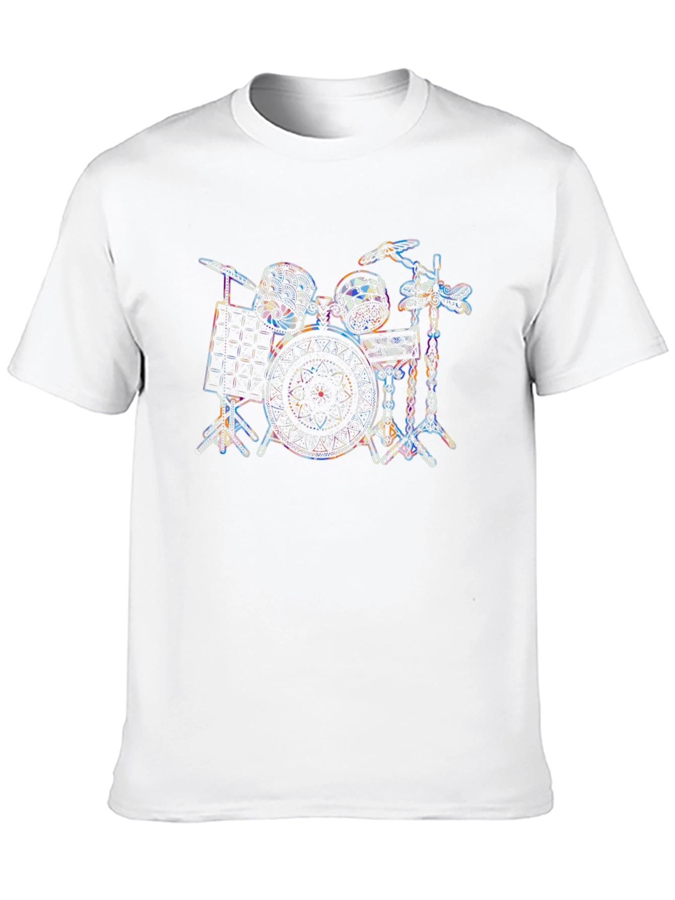 Abstract Drum Set Graphic Tee
