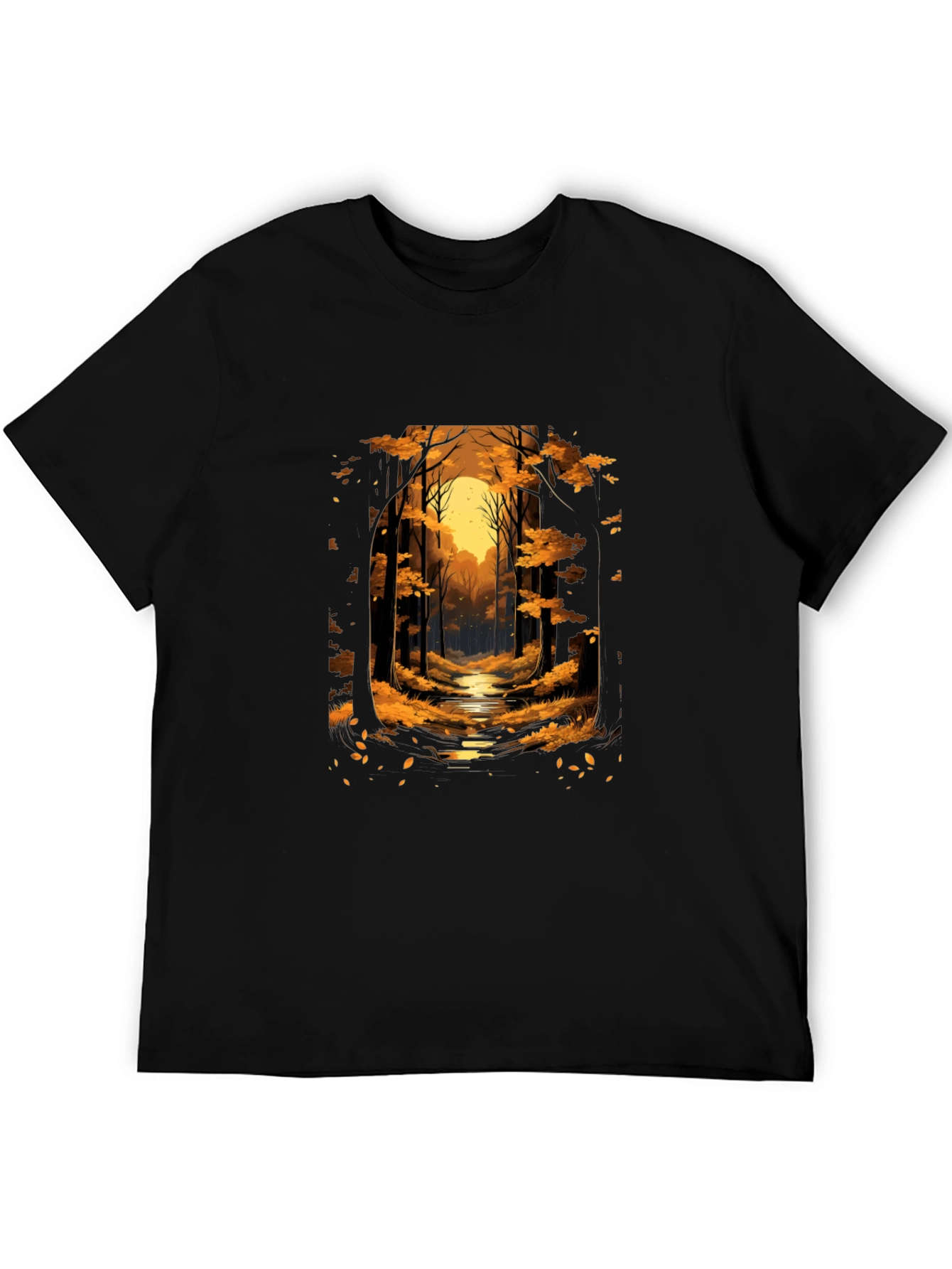 Autumn Forest Graphic Tee - Nature Lovers T-Shirt