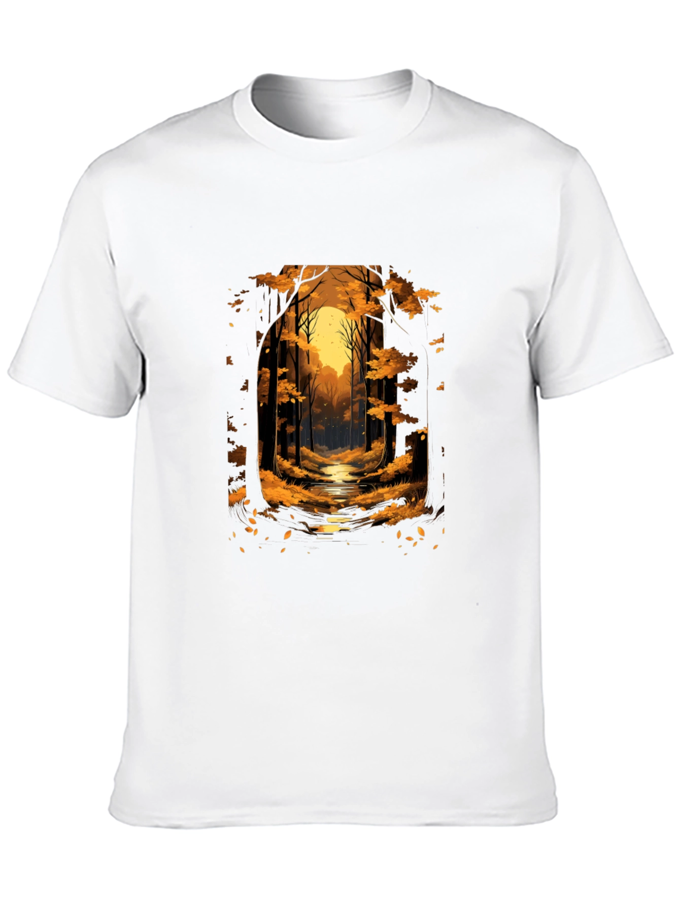 Autumn Forest Graphic Tee - Nature Lovers T-Shirt