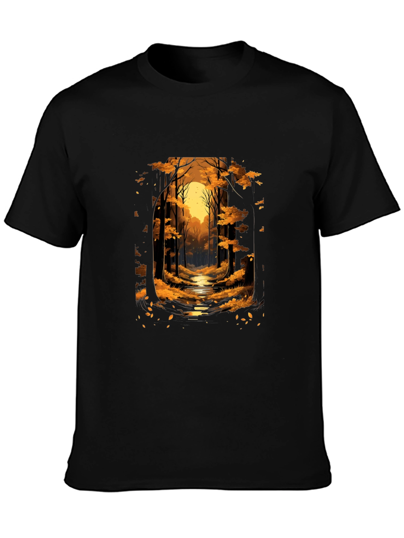 Autumn Forest Graphic Tee - Nature Lovers T-Shirt