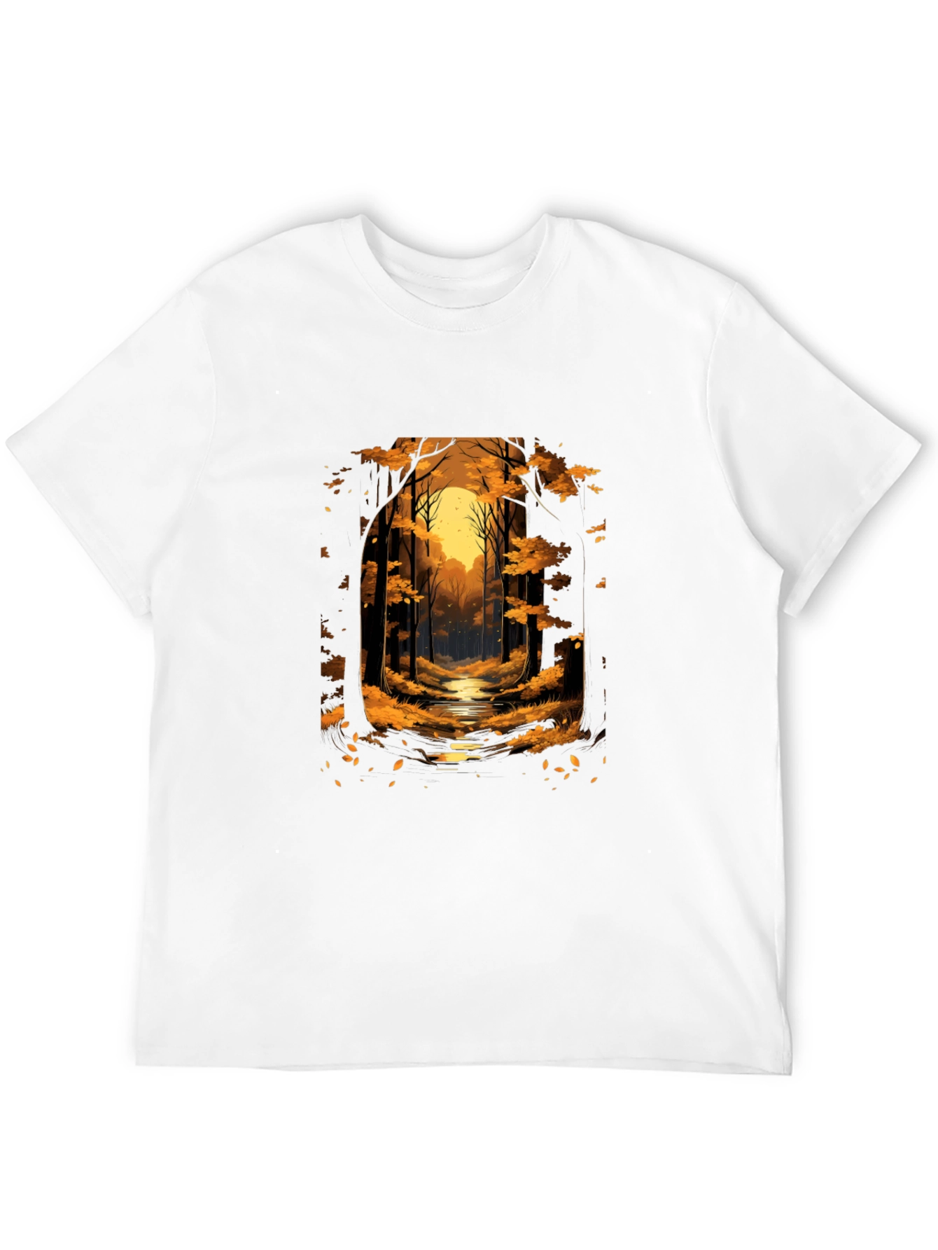 Autumn Forest Graphic Tee - Nature Lovers T-Shirt