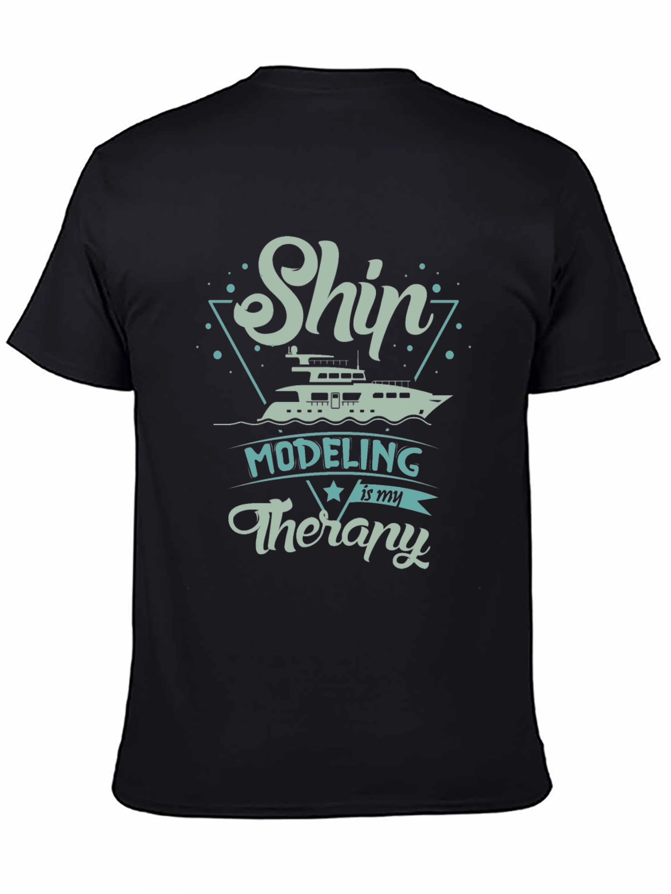 Ship Modeling Therapy T-Shirt Boat Lover Tee