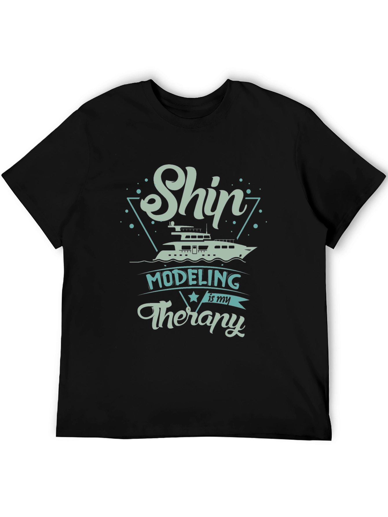 Ship Modeling Therapy T-Shirt Boat Lover Tee