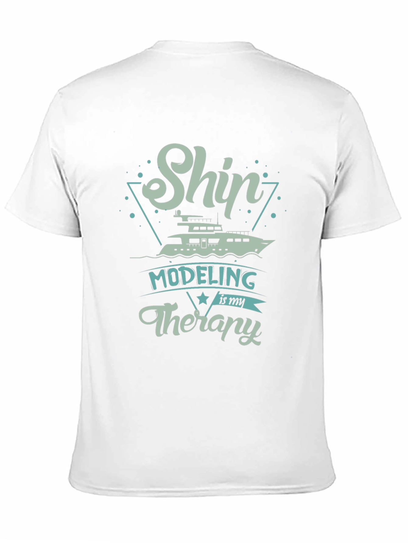 Ship Modeling Therapy T-Shirt Boat Lover Tee