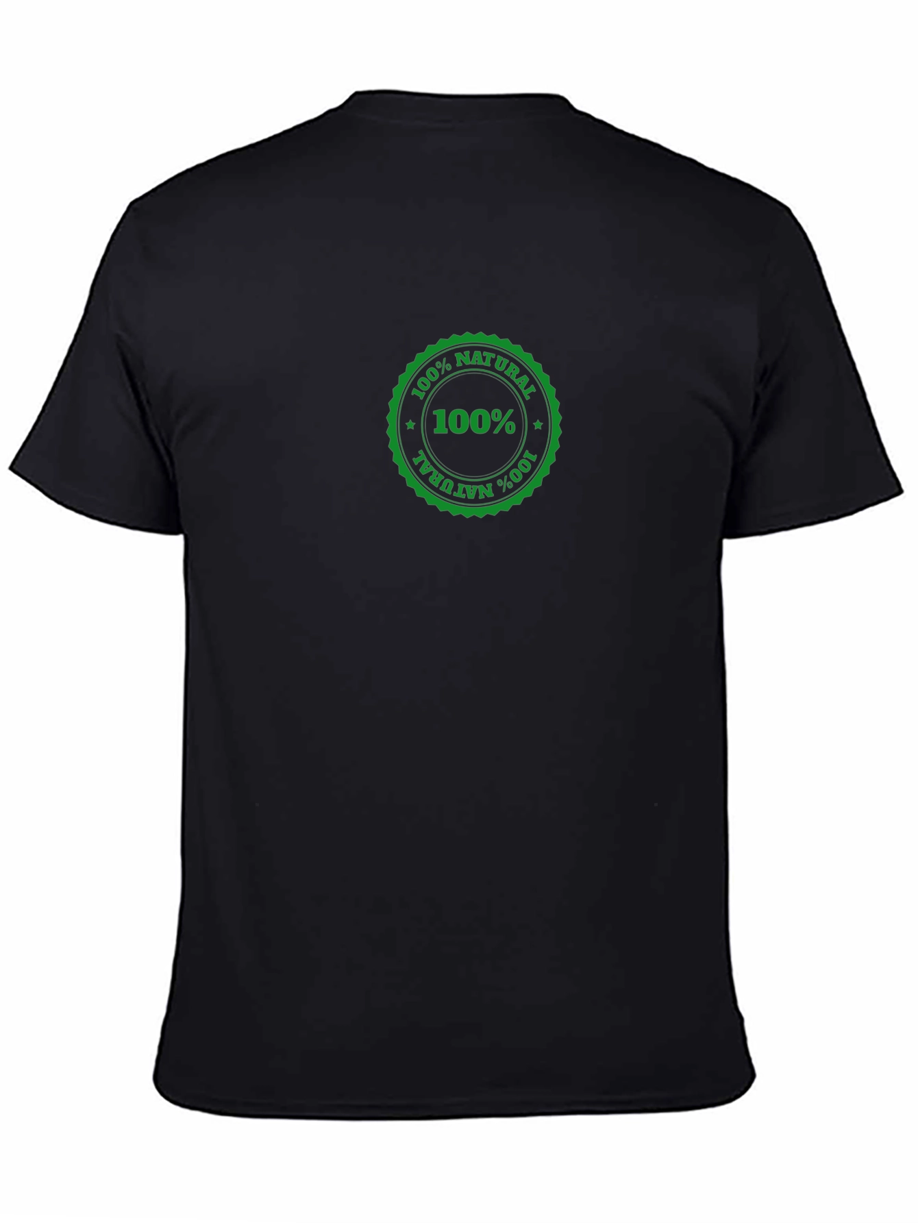 100% Natural Black T-Shirt