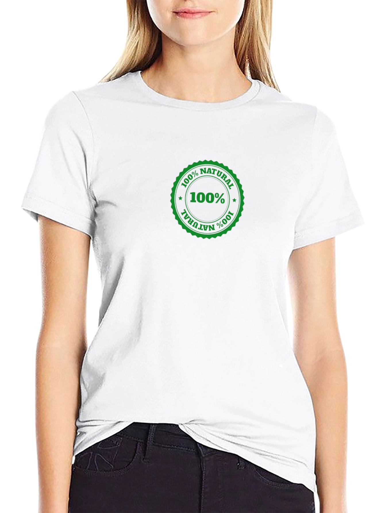 100% Natural Black T-Shirt