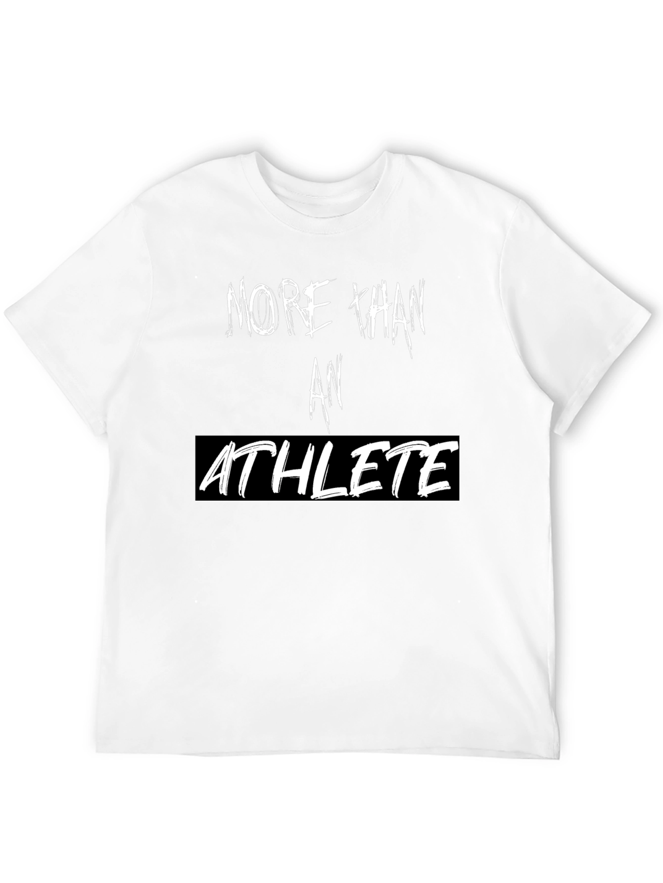 More Than An Athlete Black T-Shirt