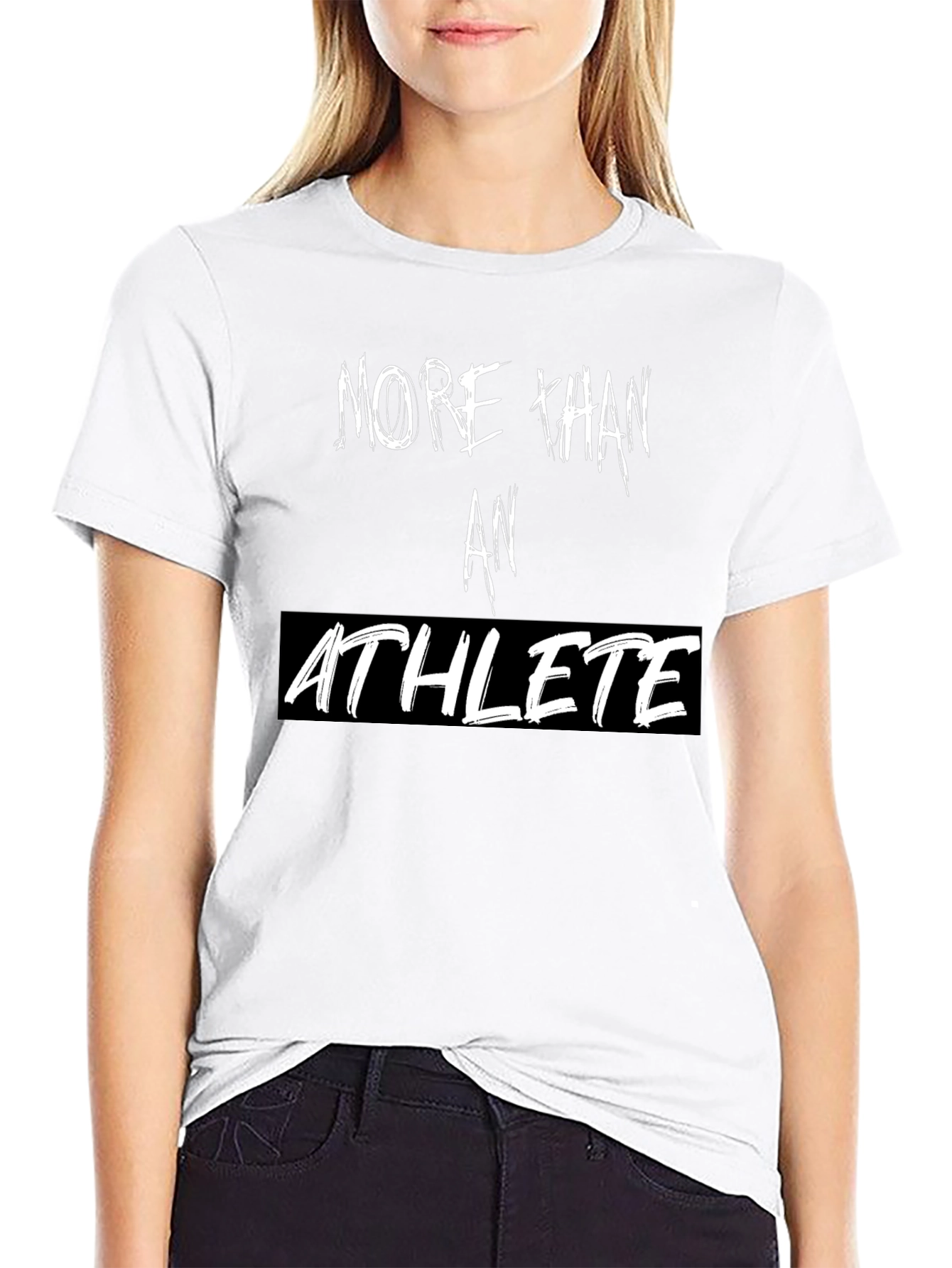 More Than An Athlete Black T-Shirt