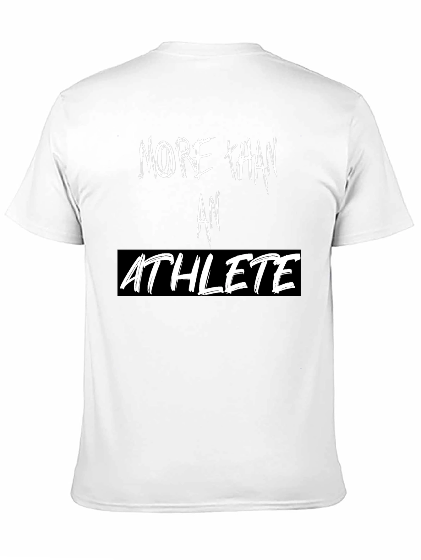More Than An Athlete Black T-Shirt