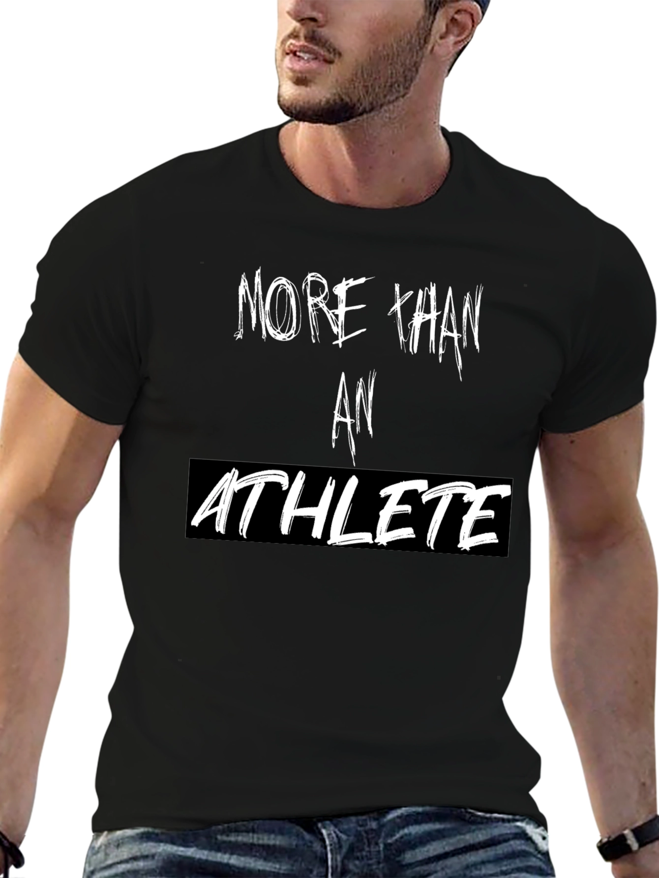 More Than An Athlete Black T-Shirt