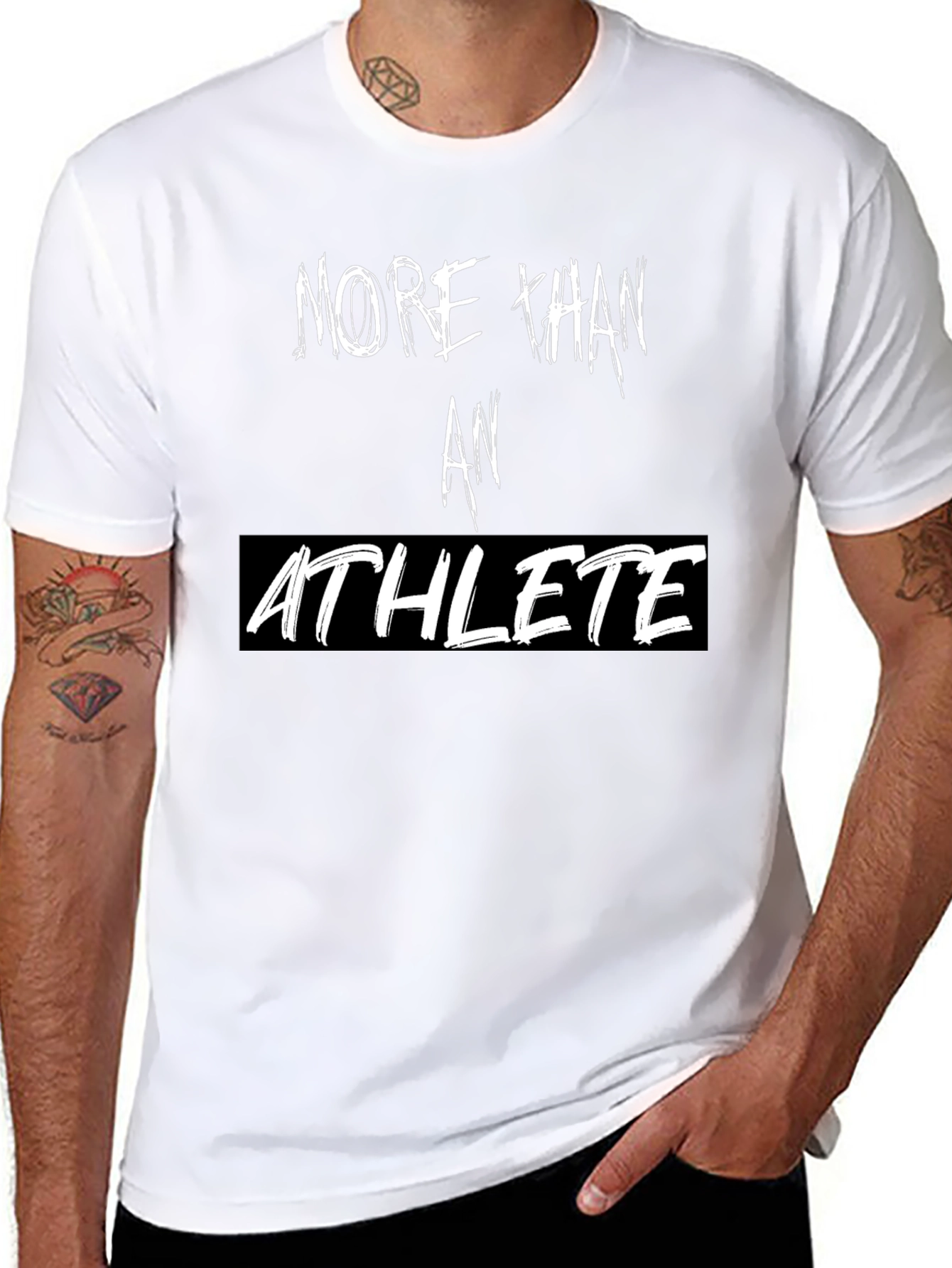 More Than An Athlete Black T-Shirt