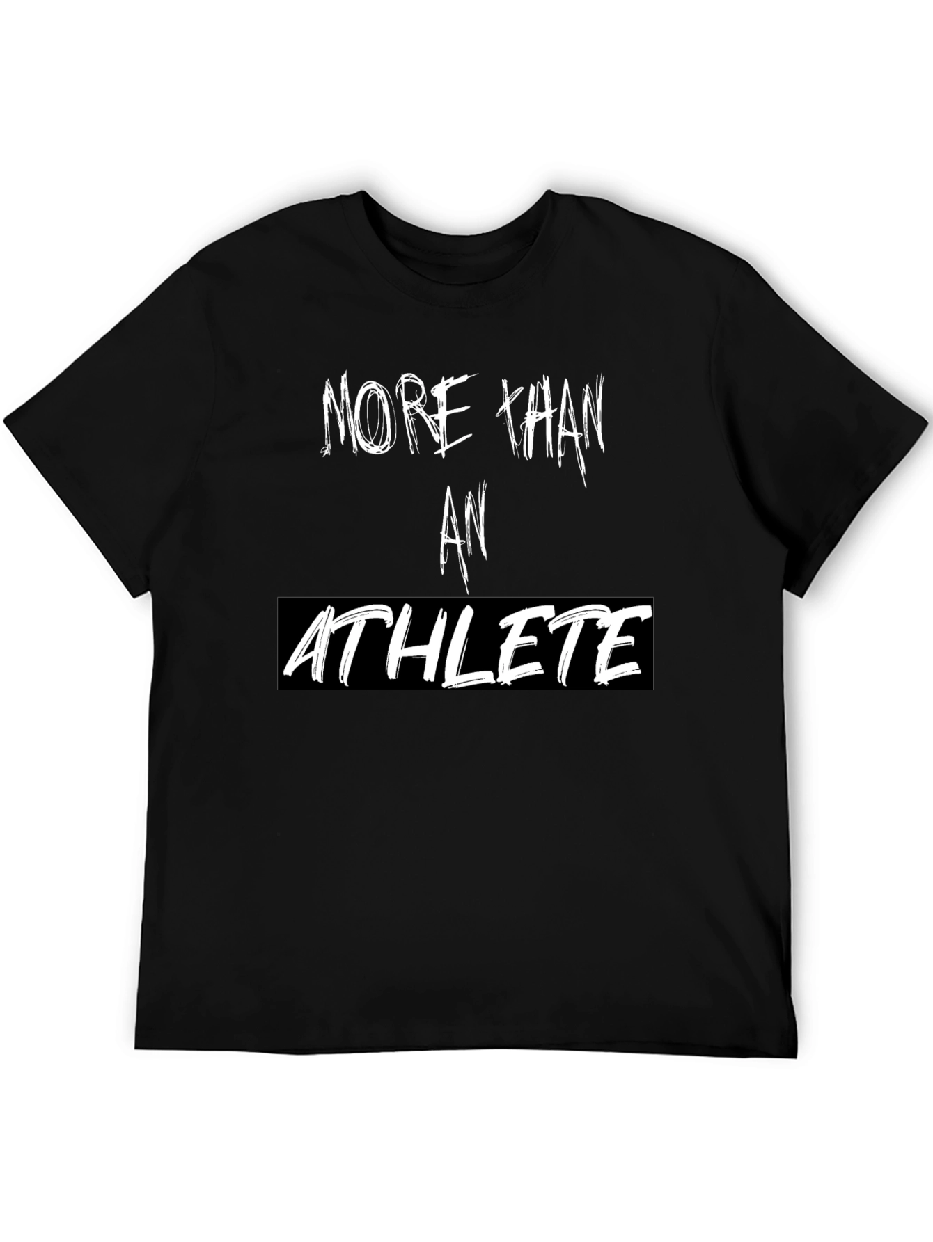 More Than An Athlete Black T-Shirt