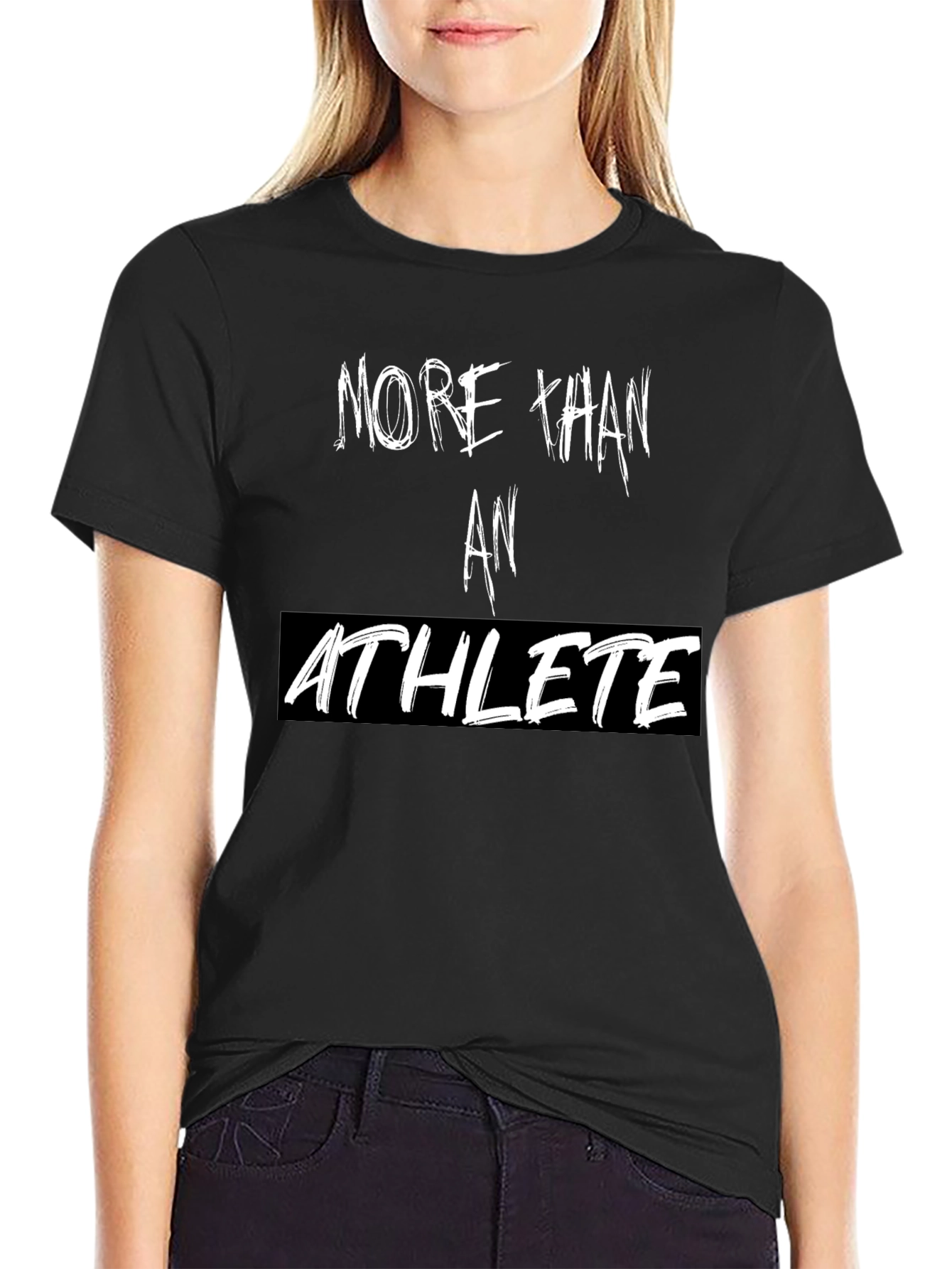 More Than An Athlete Black T-Shirt