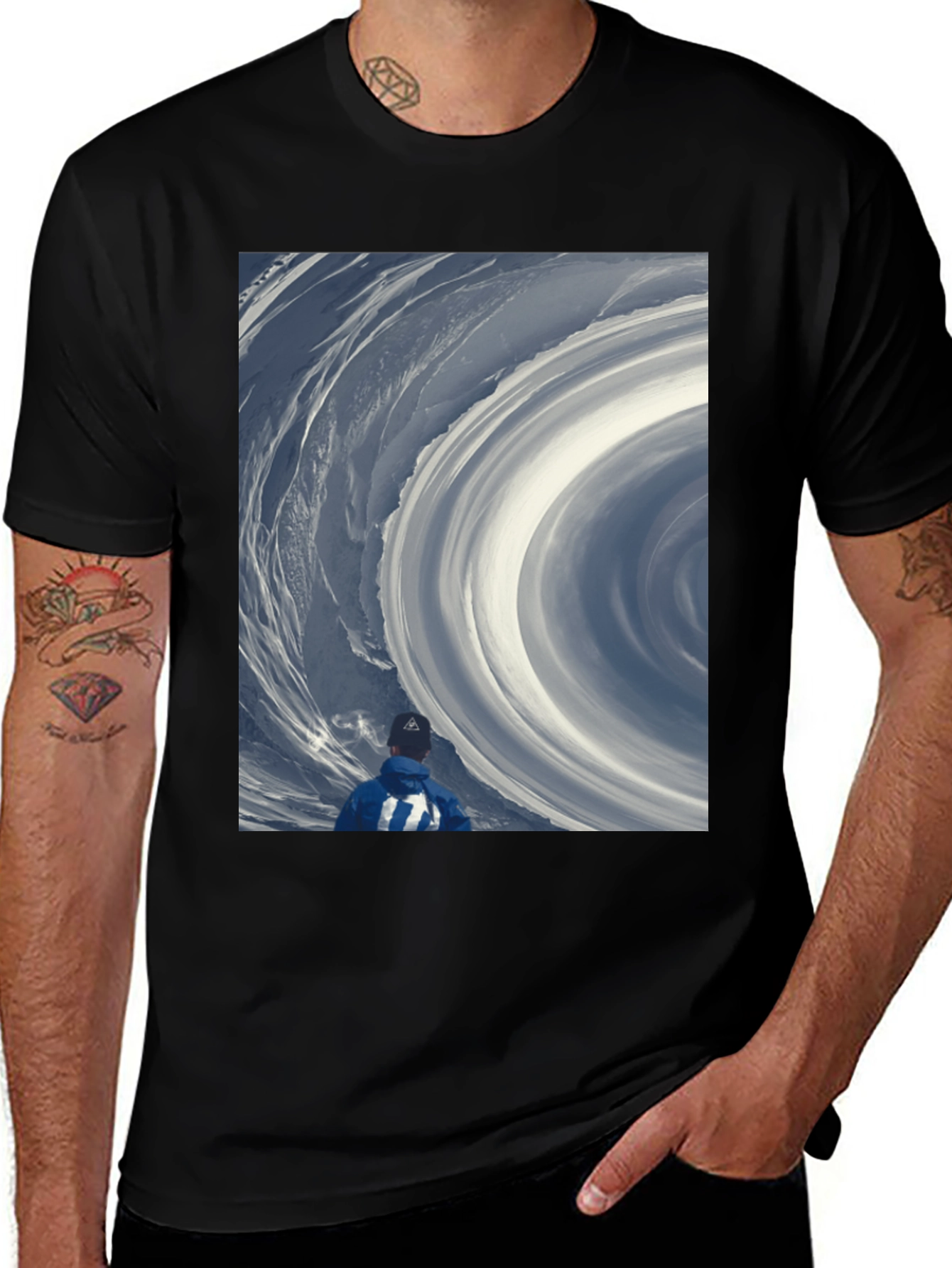 Vortex Black T-Shirt