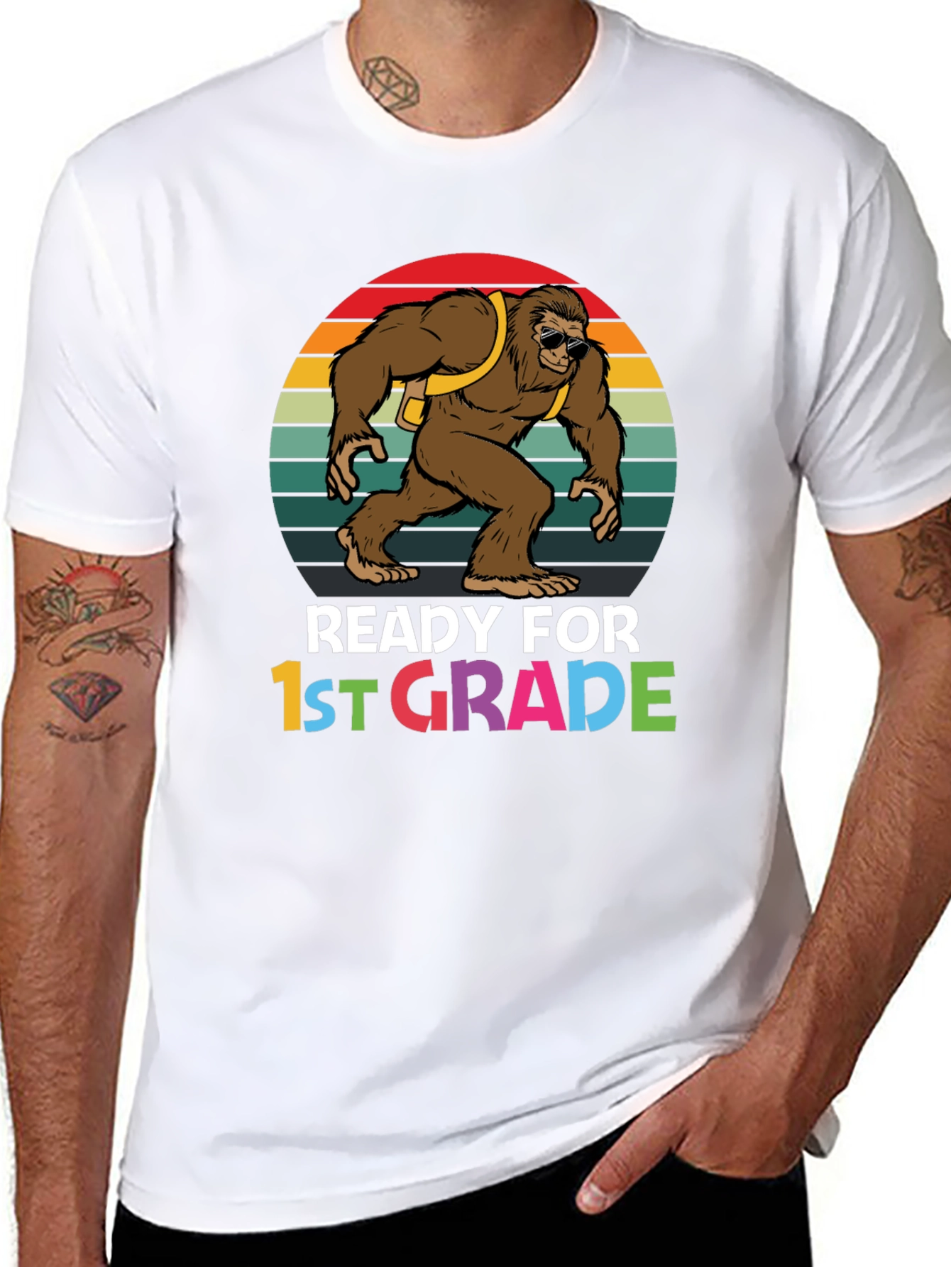 Ready for 1st Grade Bigfoot T-Shirt