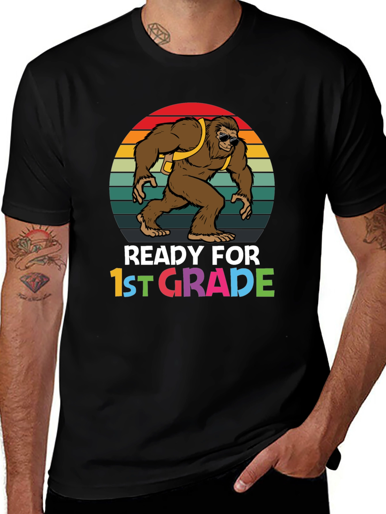 Ready for 1st Grade Bigfoot T-Shirt