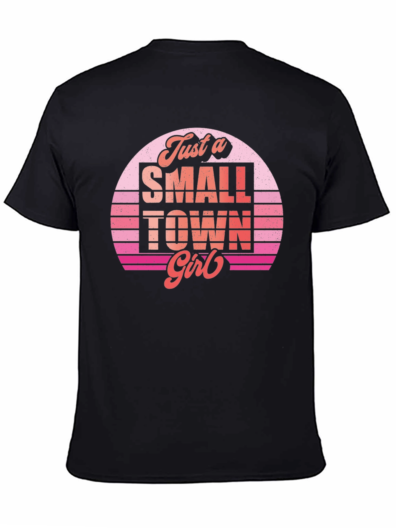 Just a Small Town Girl T-Shirt Retro Sunset
