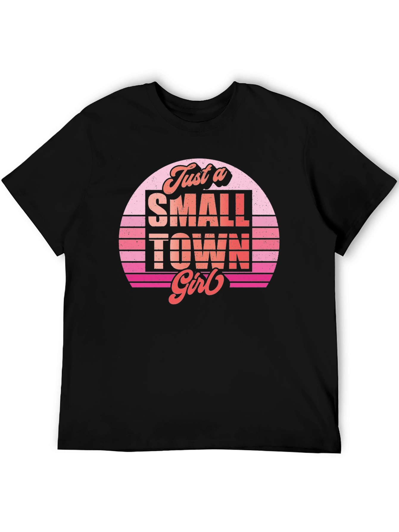 Just a Small Town Girl T-Shirt Retro Sunset