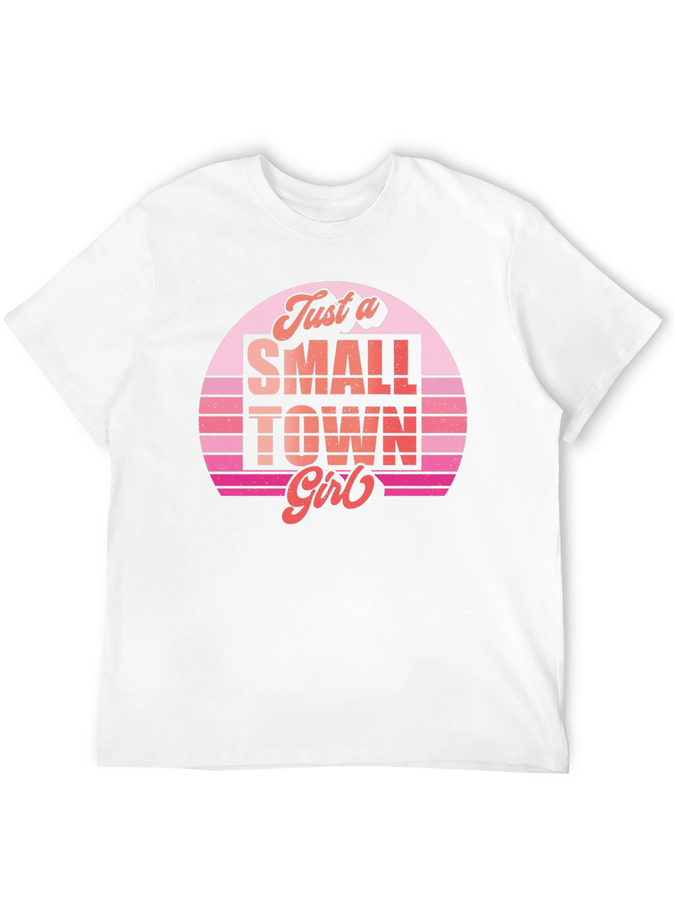 Just a Small Town Girl T-Shirt Retro Sunset