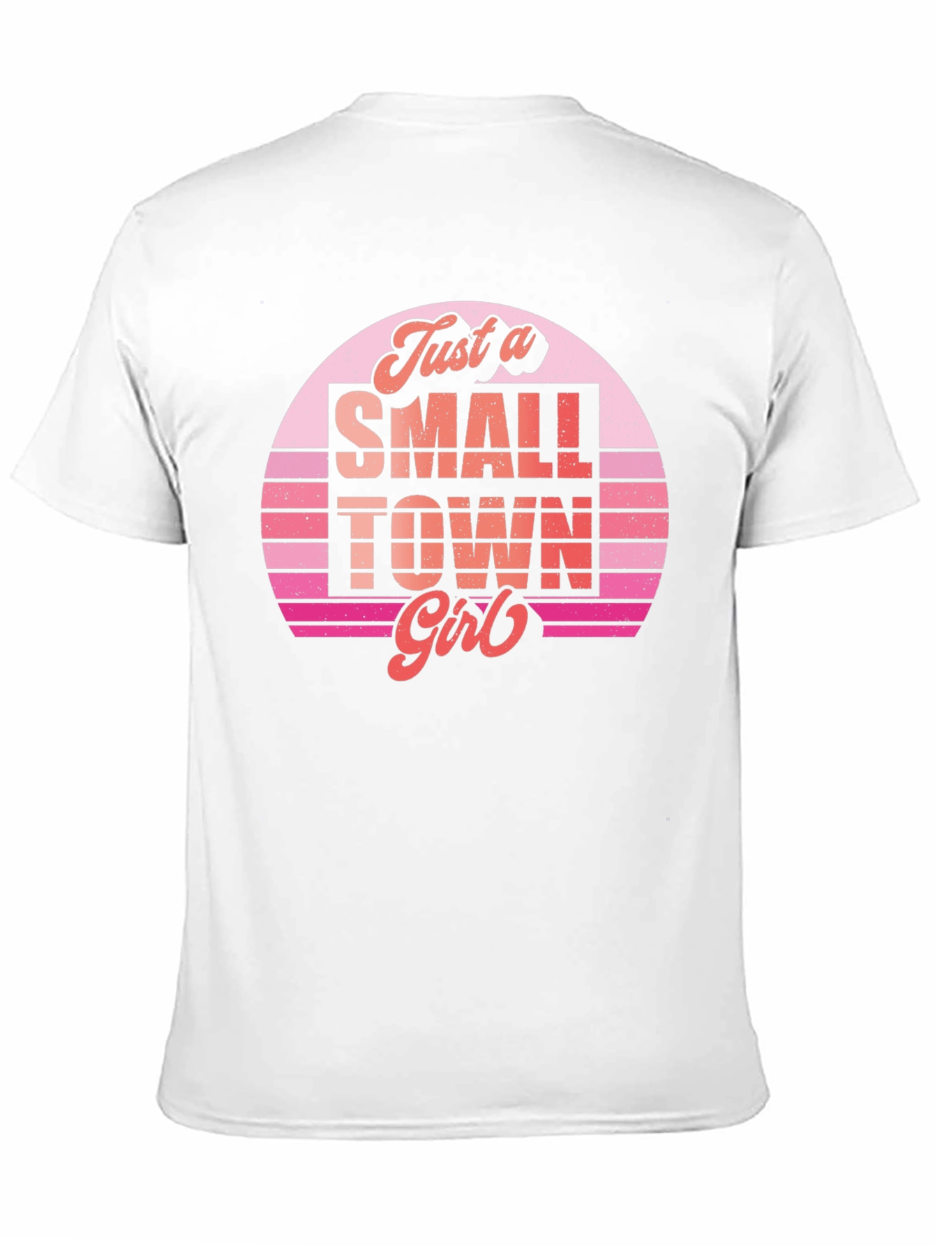 Just a Small Town Girl T-Shirt Retro Sunset
