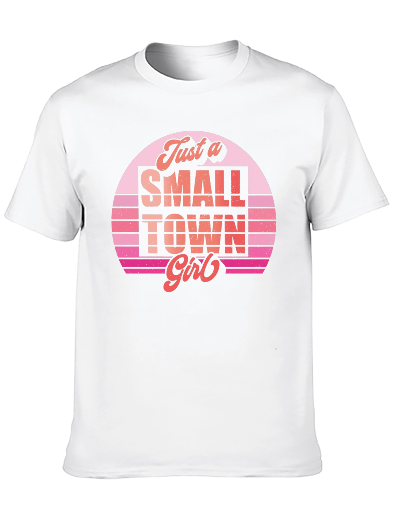 Just a Small Town Girl T-Shirt Retro Sunset