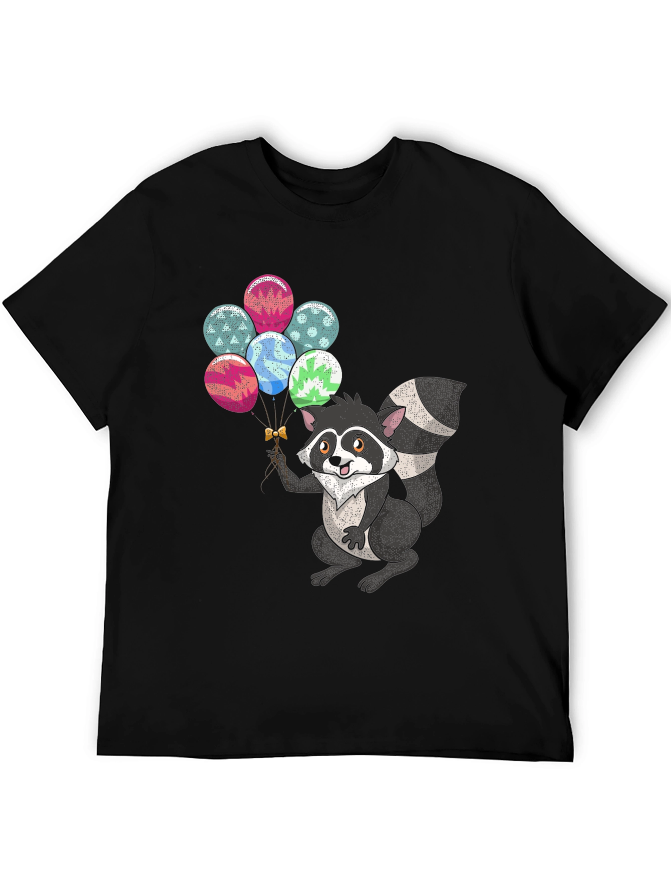 Raccoon Balloons Graphic Tee