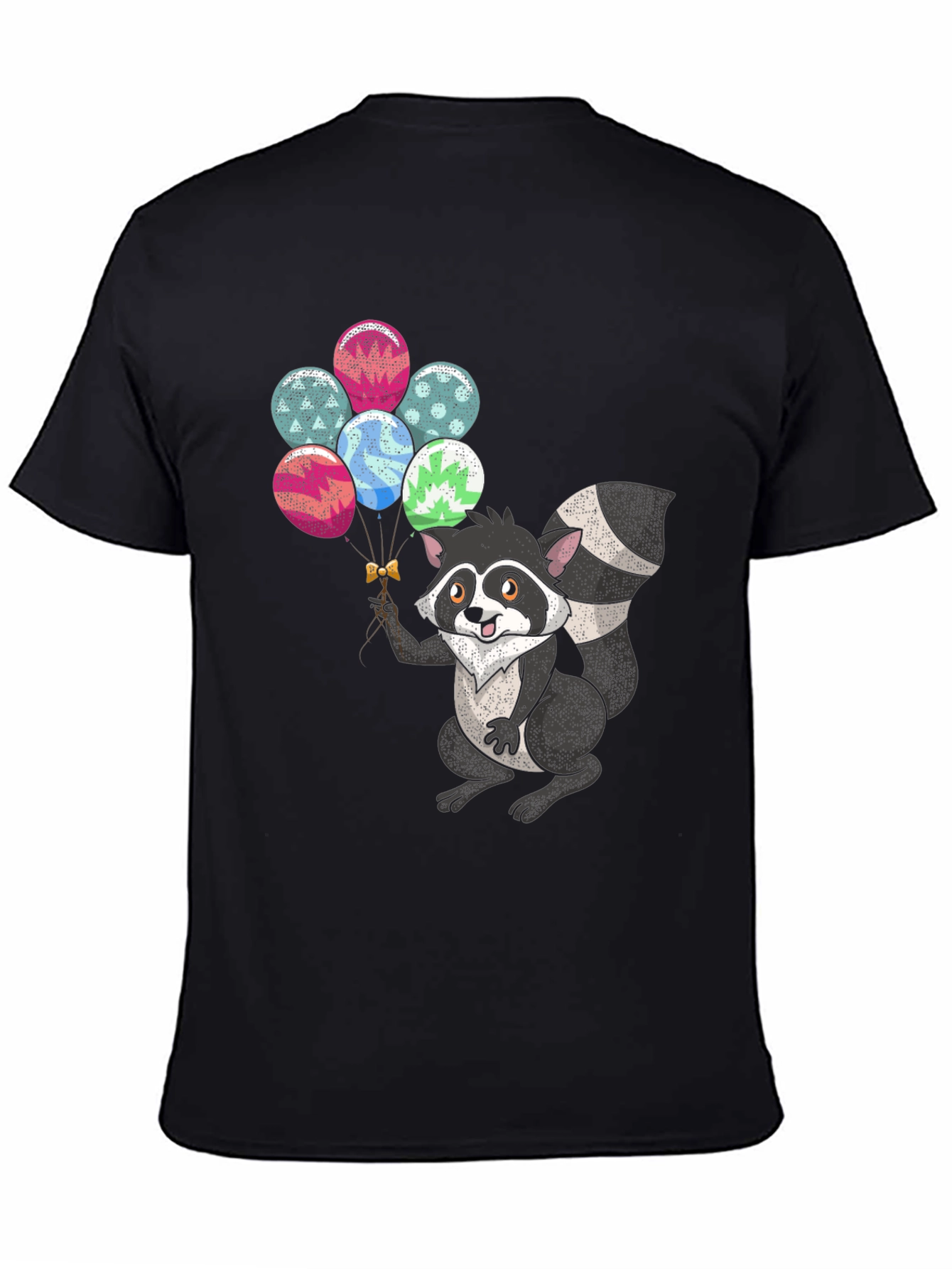 Raccoon Balloons Graphic Tee