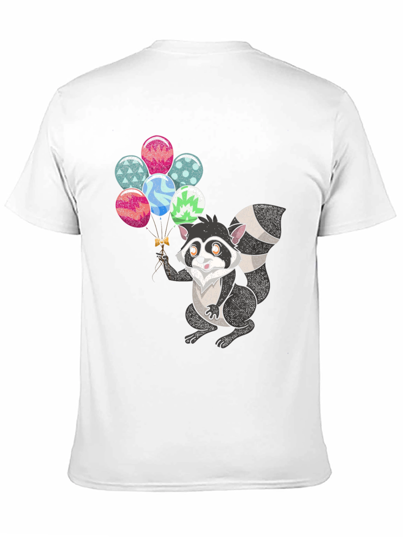 Raccoon Balloons Graphic Tee